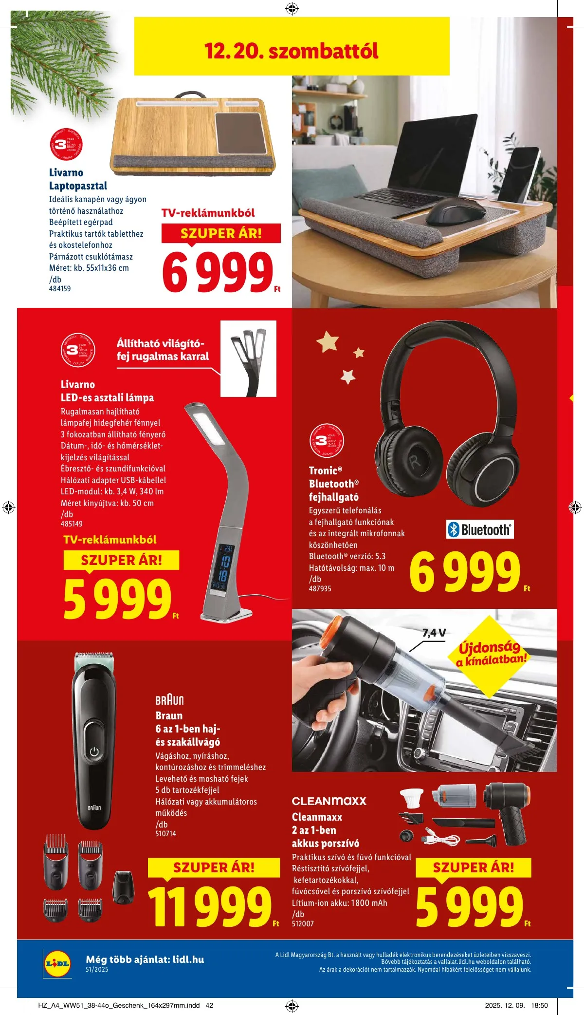 Lidl akciós újság Nonfood 12.18–12.18 – 18. oldal