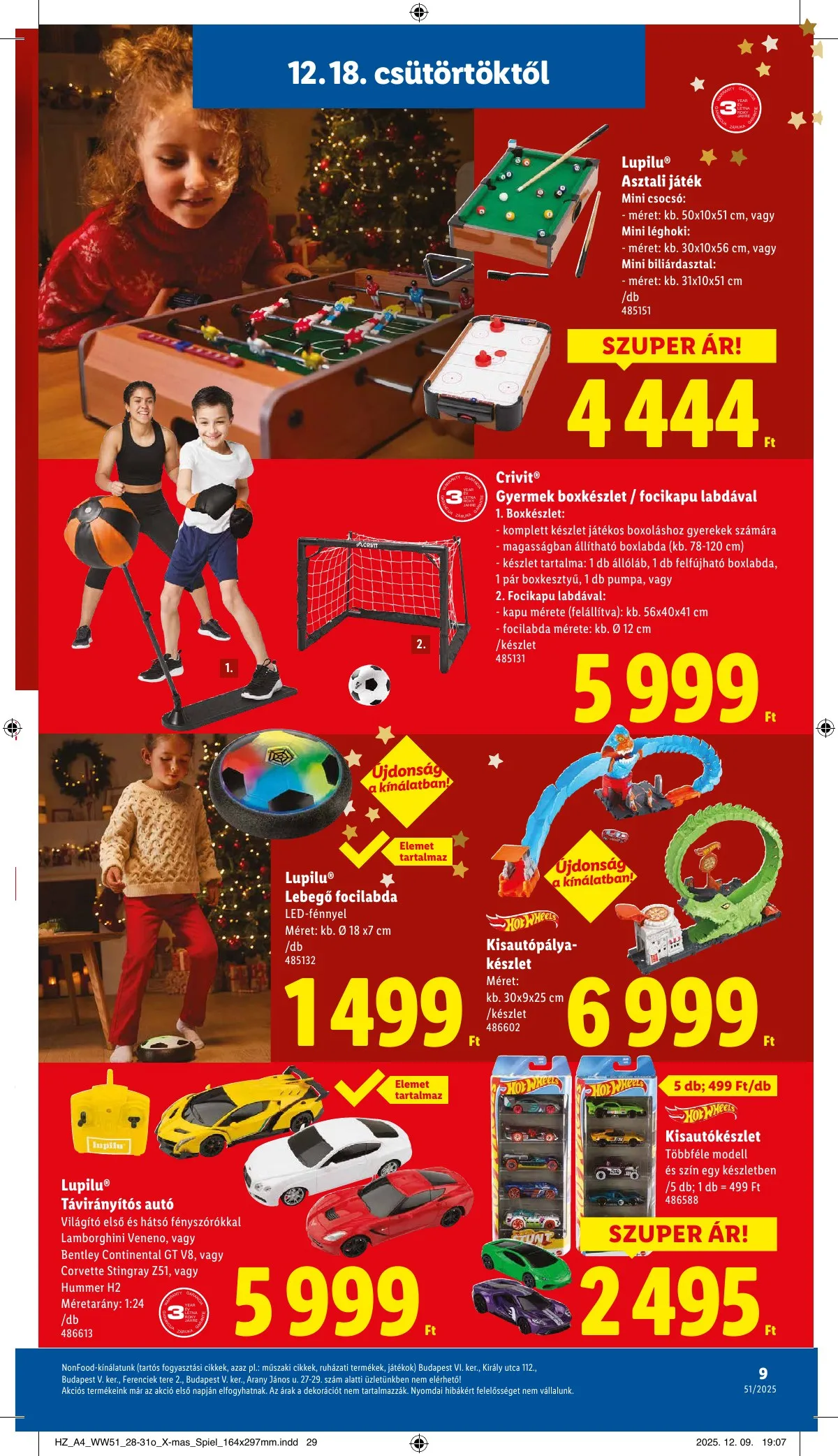 Lidl akciós újság Nonfood 12.18–12.18 – 9. oldal