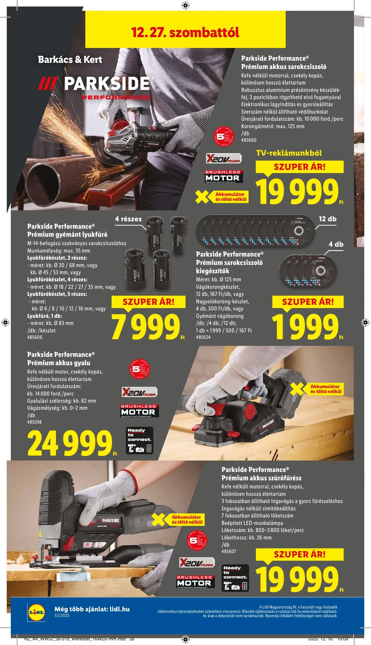 Lidl akciós újság Nonfood 12.27–12.27 – 10. oldal
