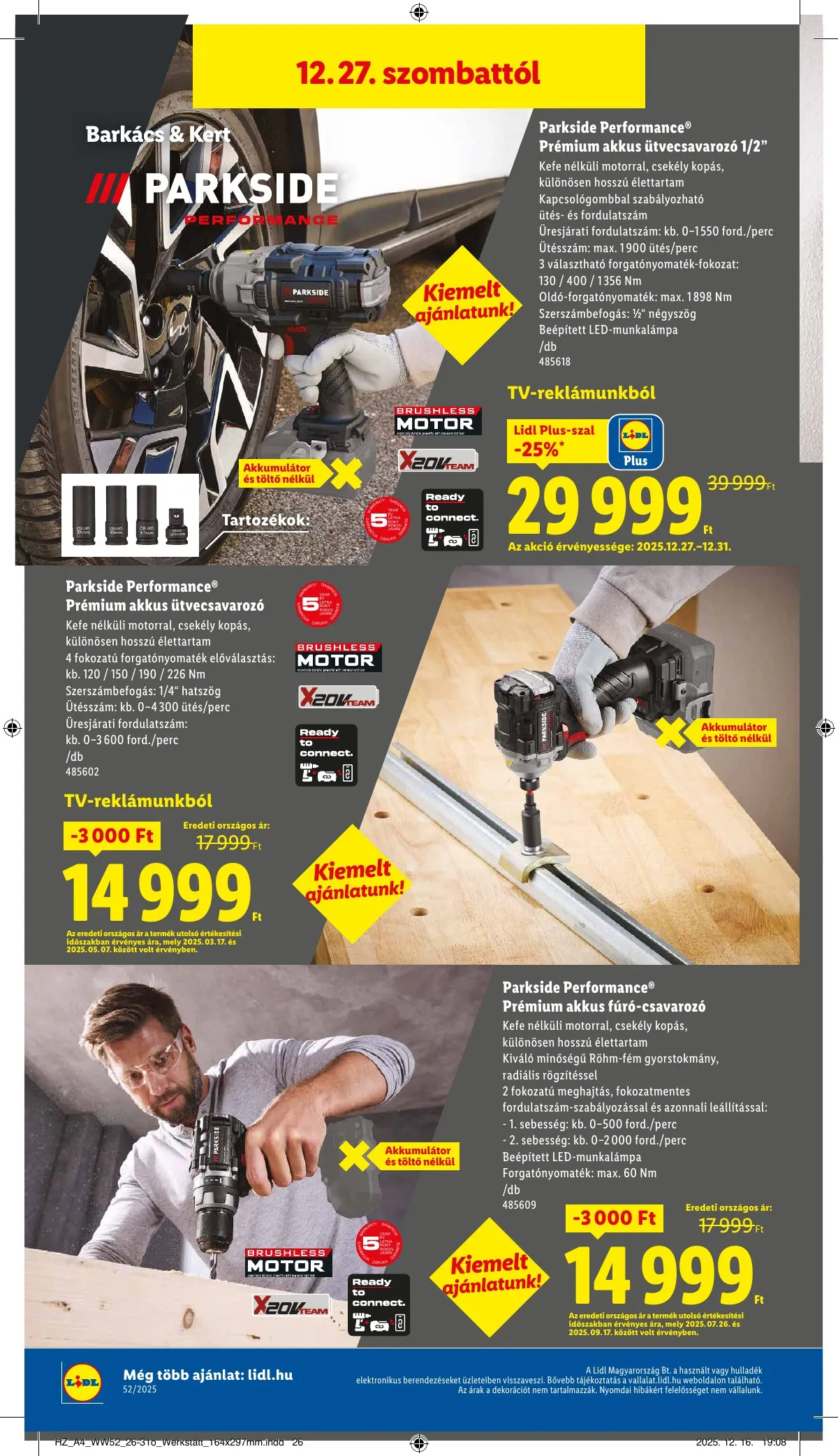 Lidl akciós újság Nonfood 12.27–12.27 – 8. oldal
