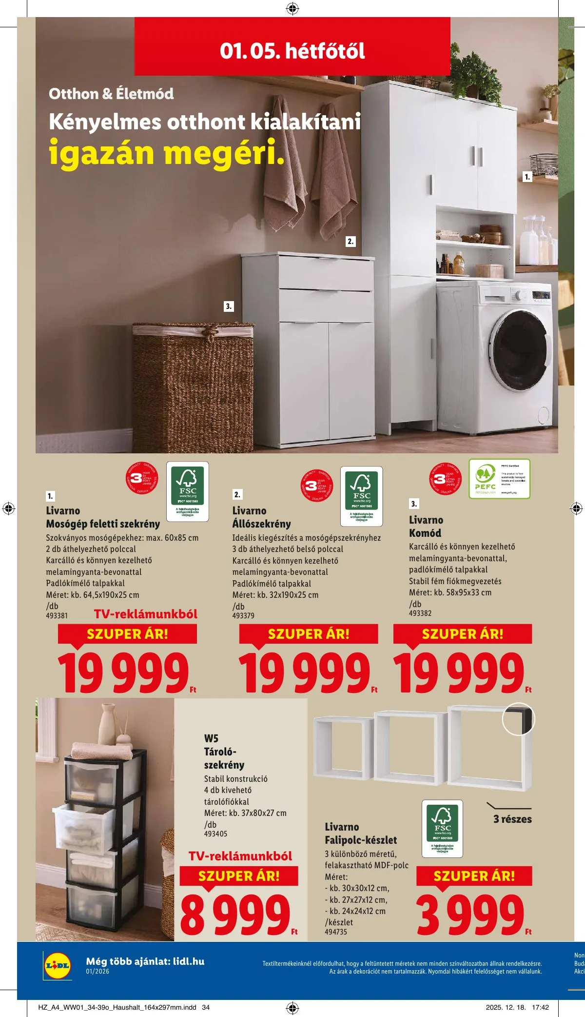 Lidl akciós újság Nonfood 01.02–01.02 – 12. oldal