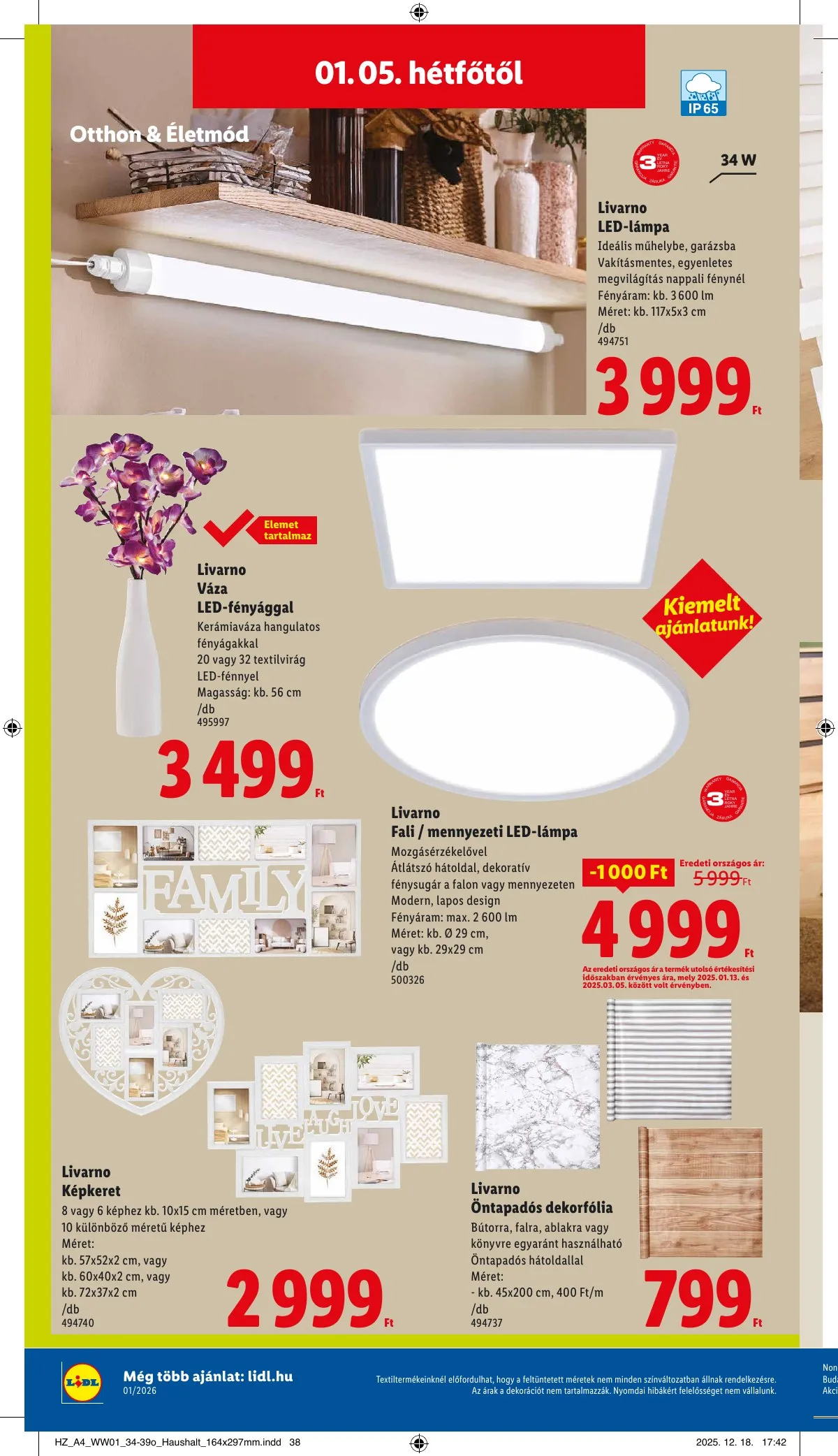 Lidl akciós újság Nonfood 01.02–01.02 – 16. oldal