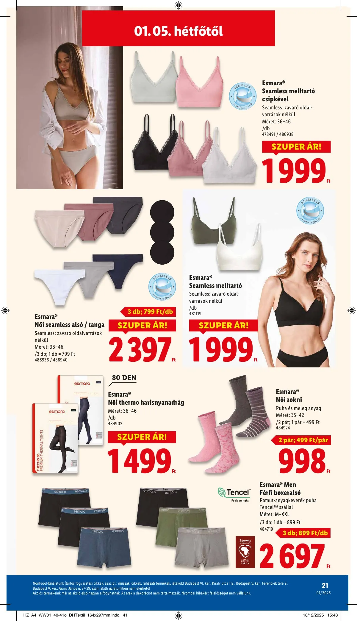 Lidl akciós újság Nonfood 01.02–01.02 – 21. oldal