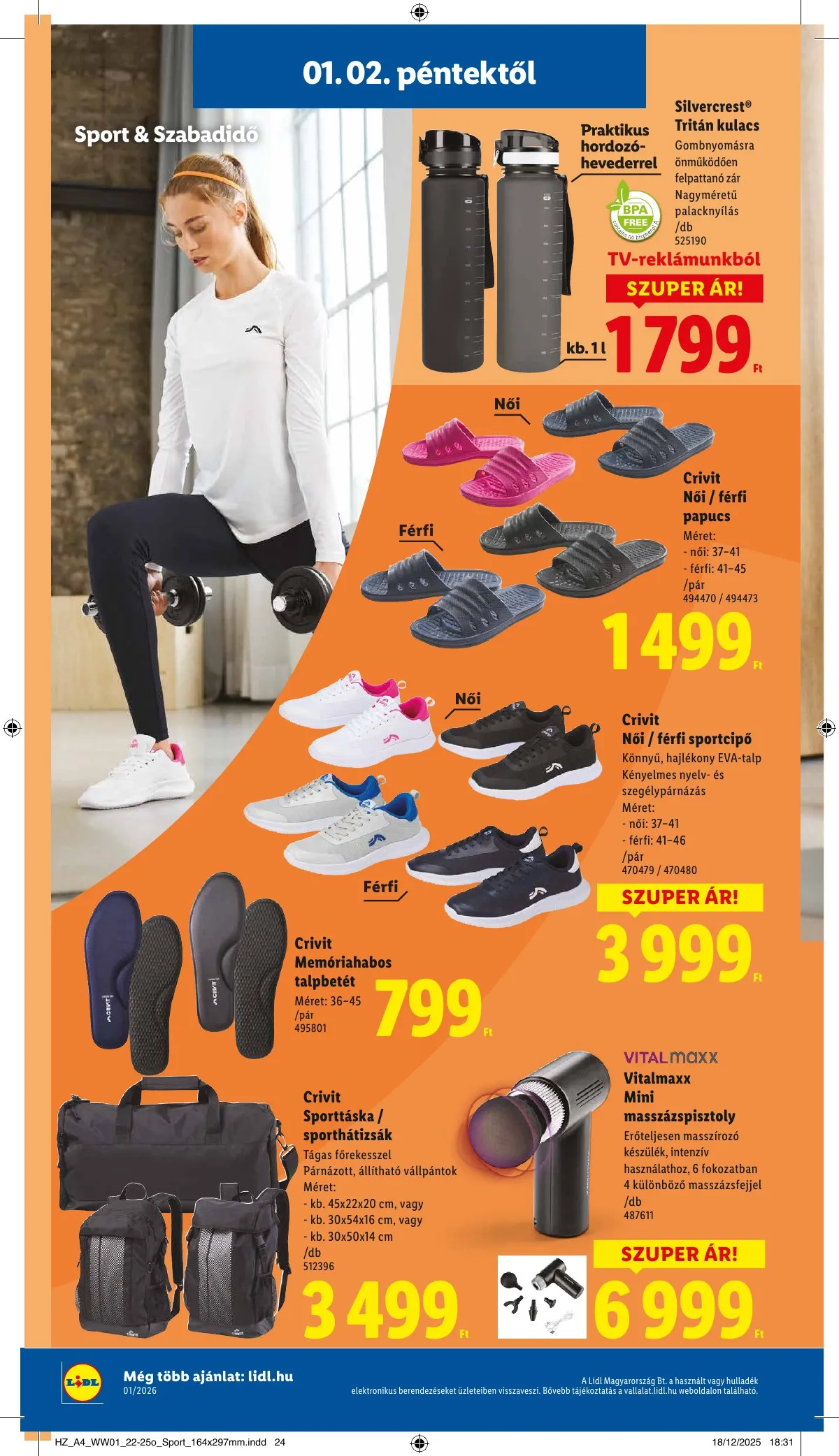 Lidl akciós újság Nonfood 01.02–01.02 – 4. oldal