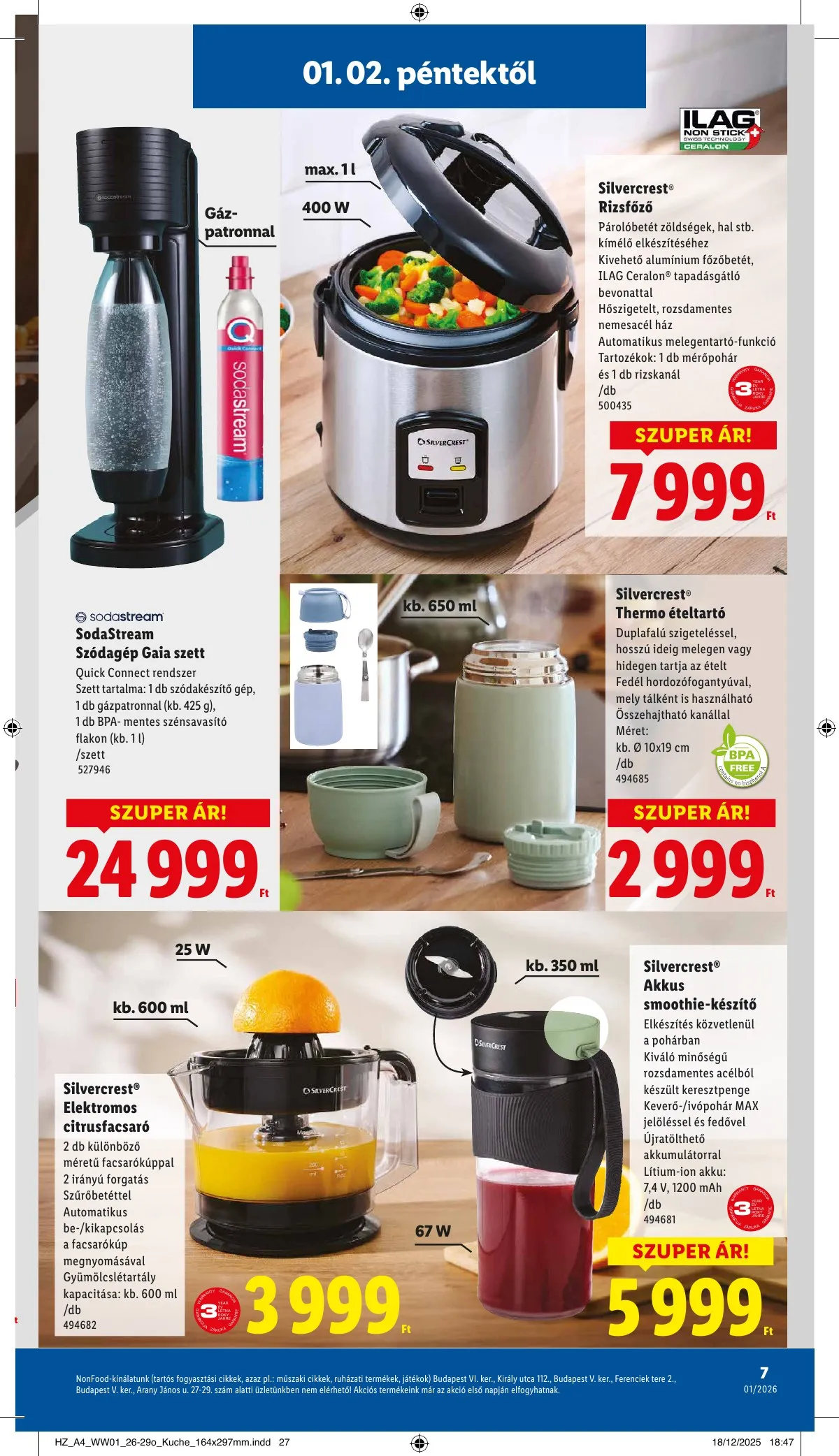 Lidl akciós újság Nonfood 01.02–01.02 – 7. oldal