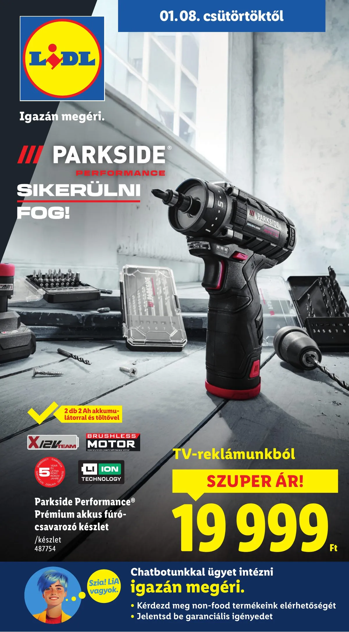 Lidl akciós újság Nonfood 01.08–01.08