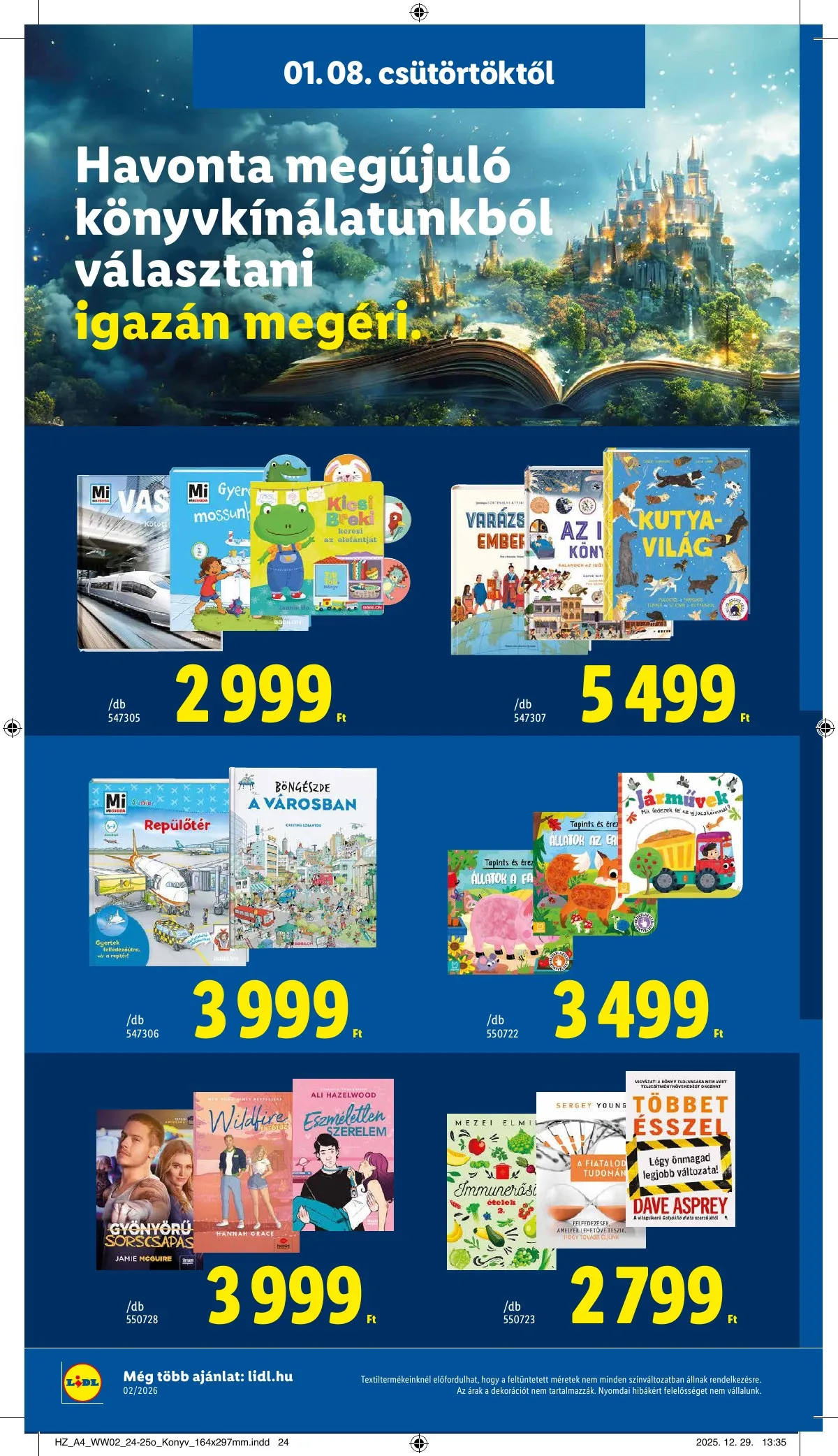 Lidl akciós újság Nonfood 01.08–01.08 – 10. oldal