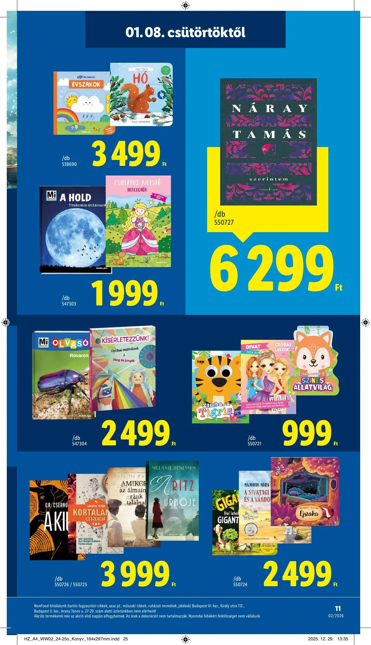 Lidl akciós újság Nonfood 01.08–01.08 – 11. oldal