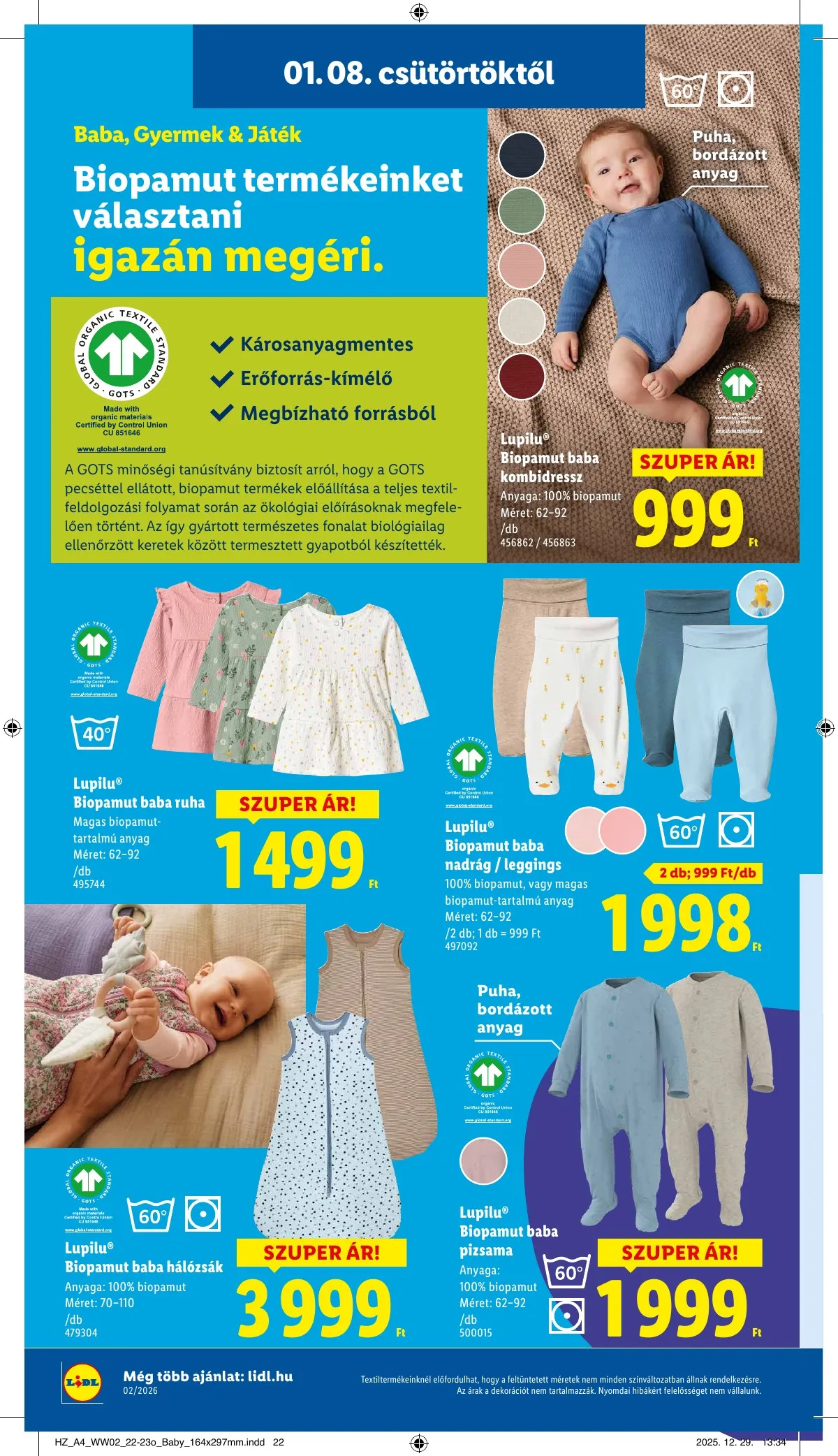 Lidl akciós újság Nonfood 01.08–01.08 – 8. oldal