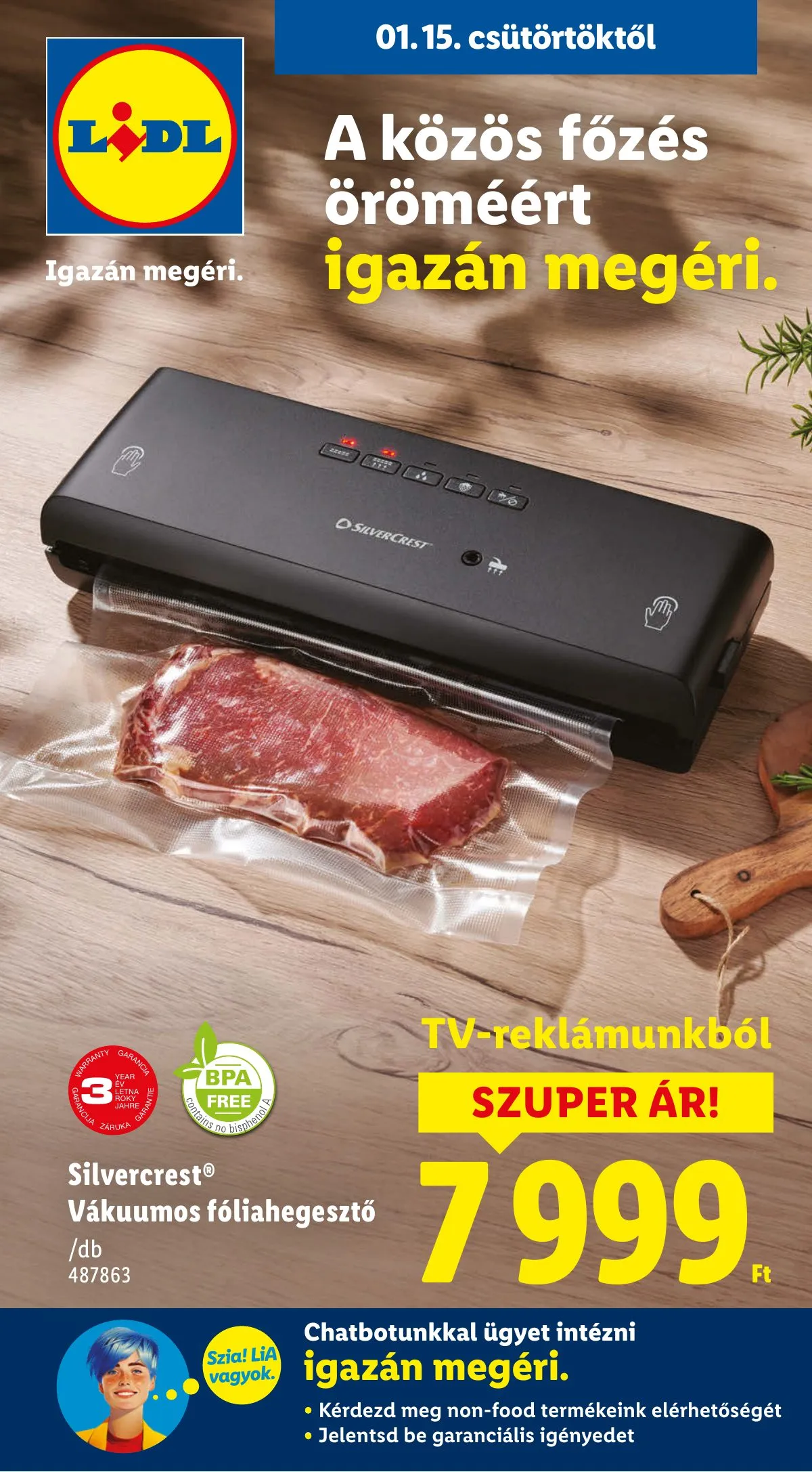 Lidl akciós újság Nonfood 01.15–01.15