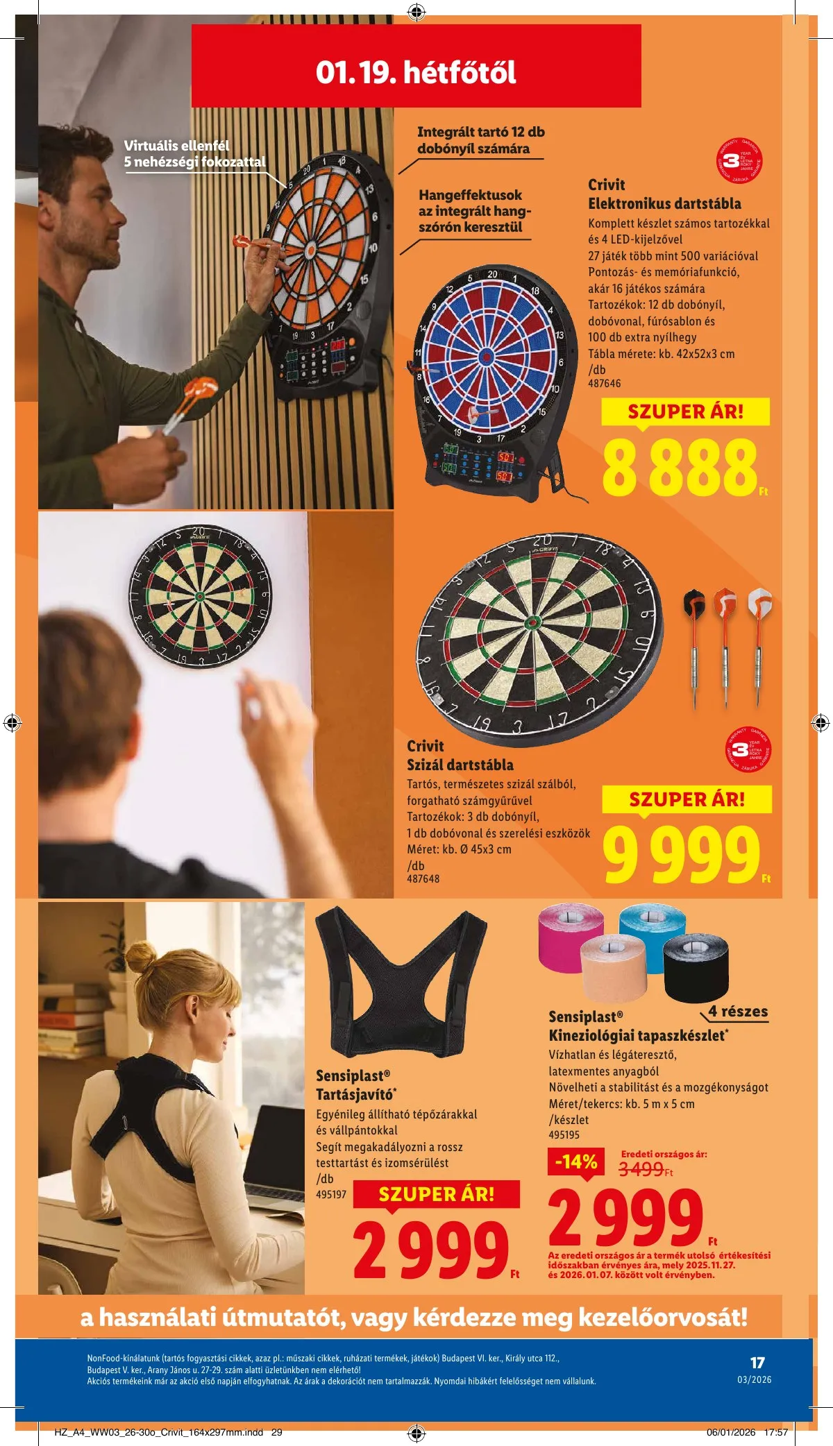 Lidl akciós újság Nonfood 01.15–01.15 – 17. oldal