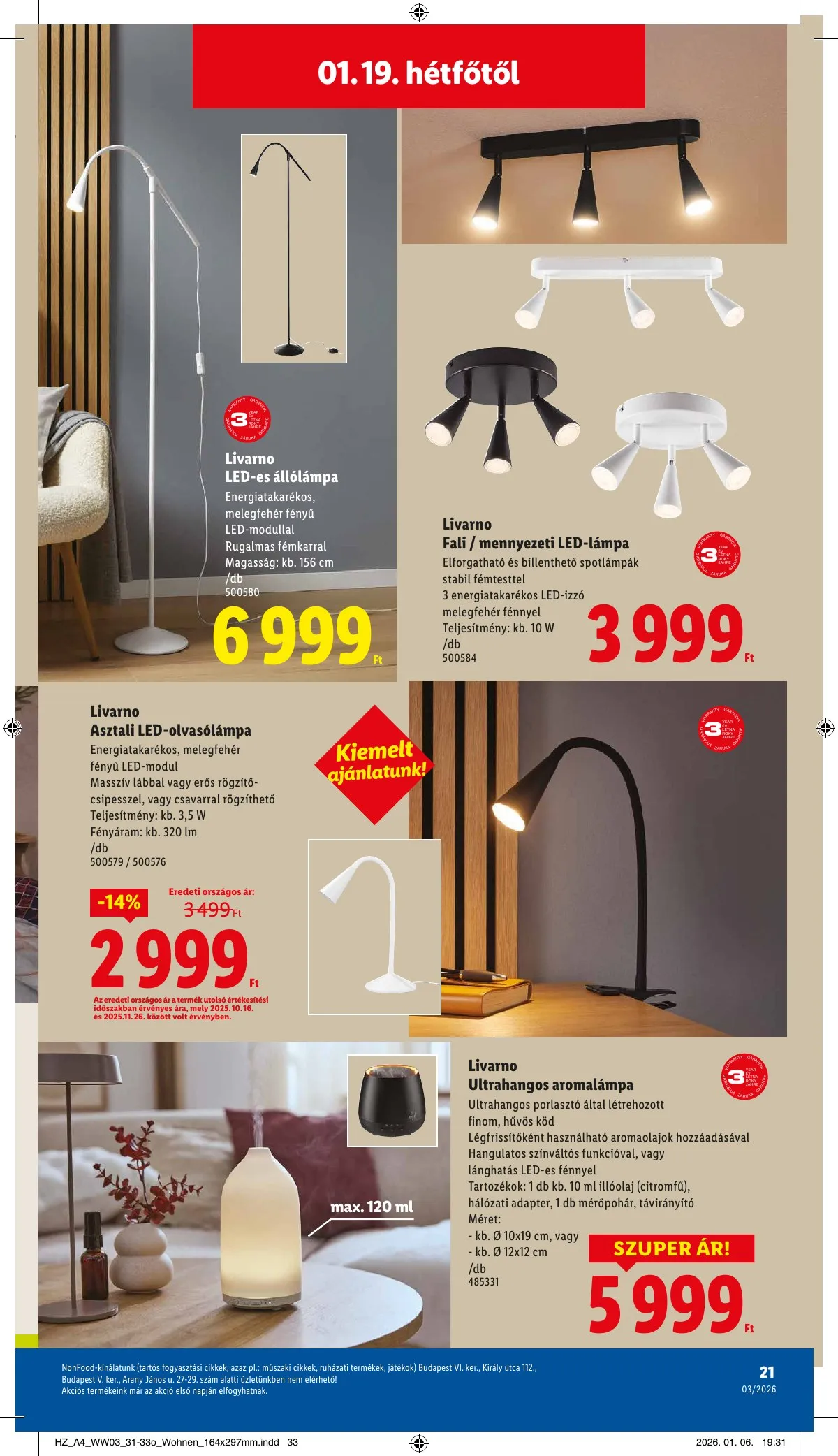 Lidl akciós újság Nonfood 01.15–01.15 – 21. oldal
