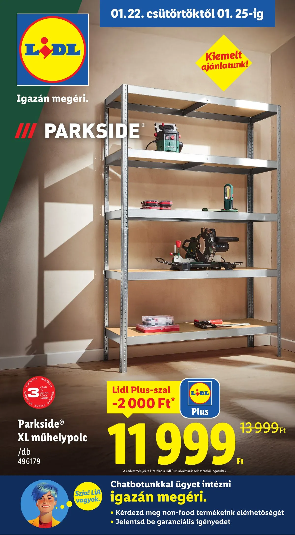 Lidl akciós újság Nonfood 01.22–01.22