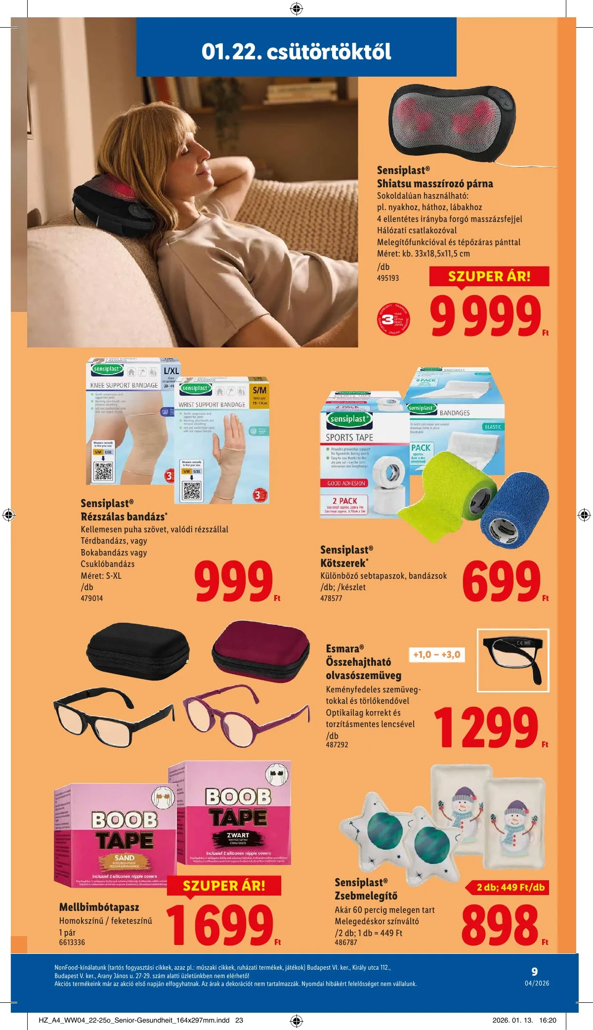 Lidl akciós újság Nonfood 01.22–01.22 – 9. oldal