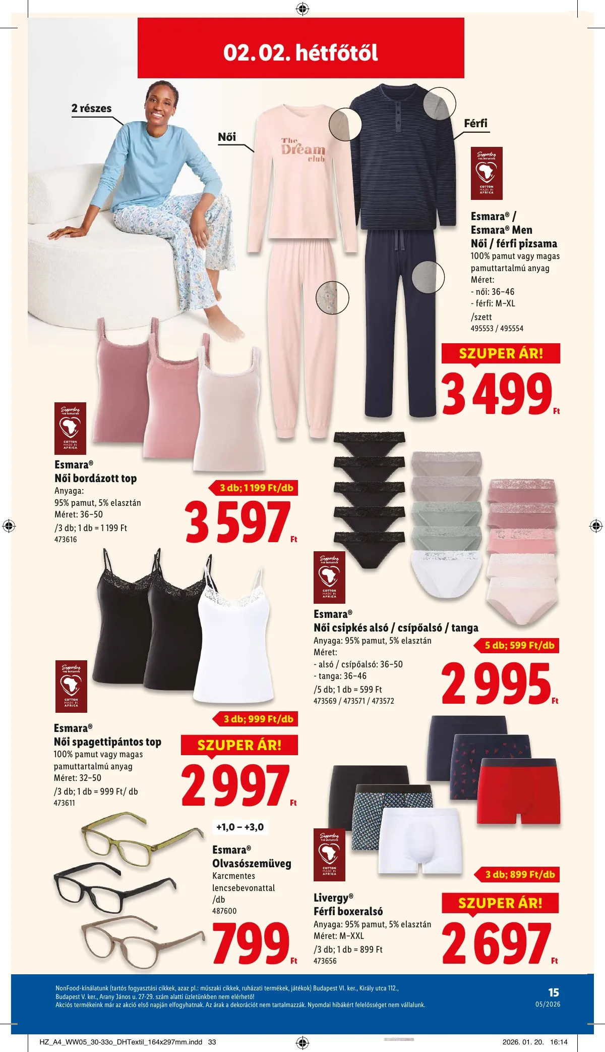 Lidl akciós újság Nonfood 01.29–01.29 – 15. oldal