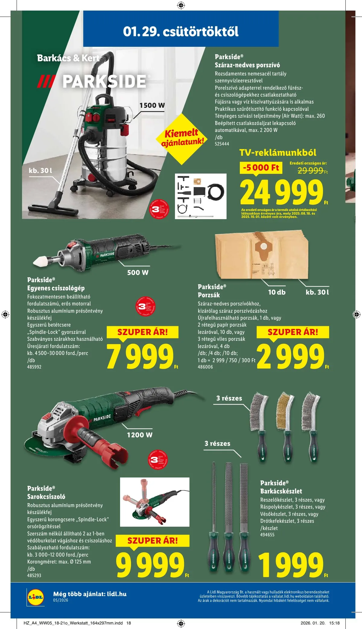 Lidl akciós újság Nonfood 01.29–01.29 – 2. oldal