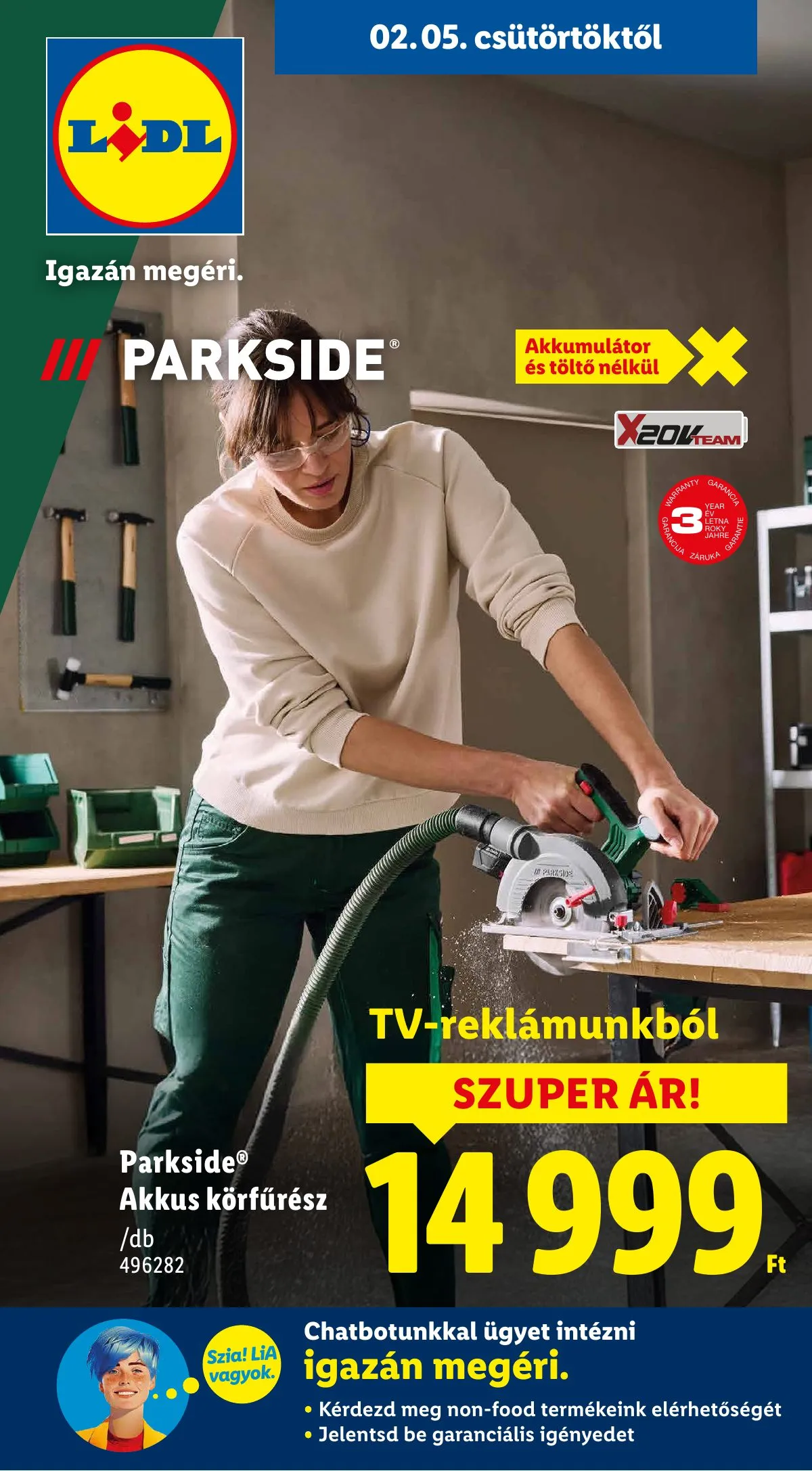 Lidl akciós újság Nonfood 02.05–02.05