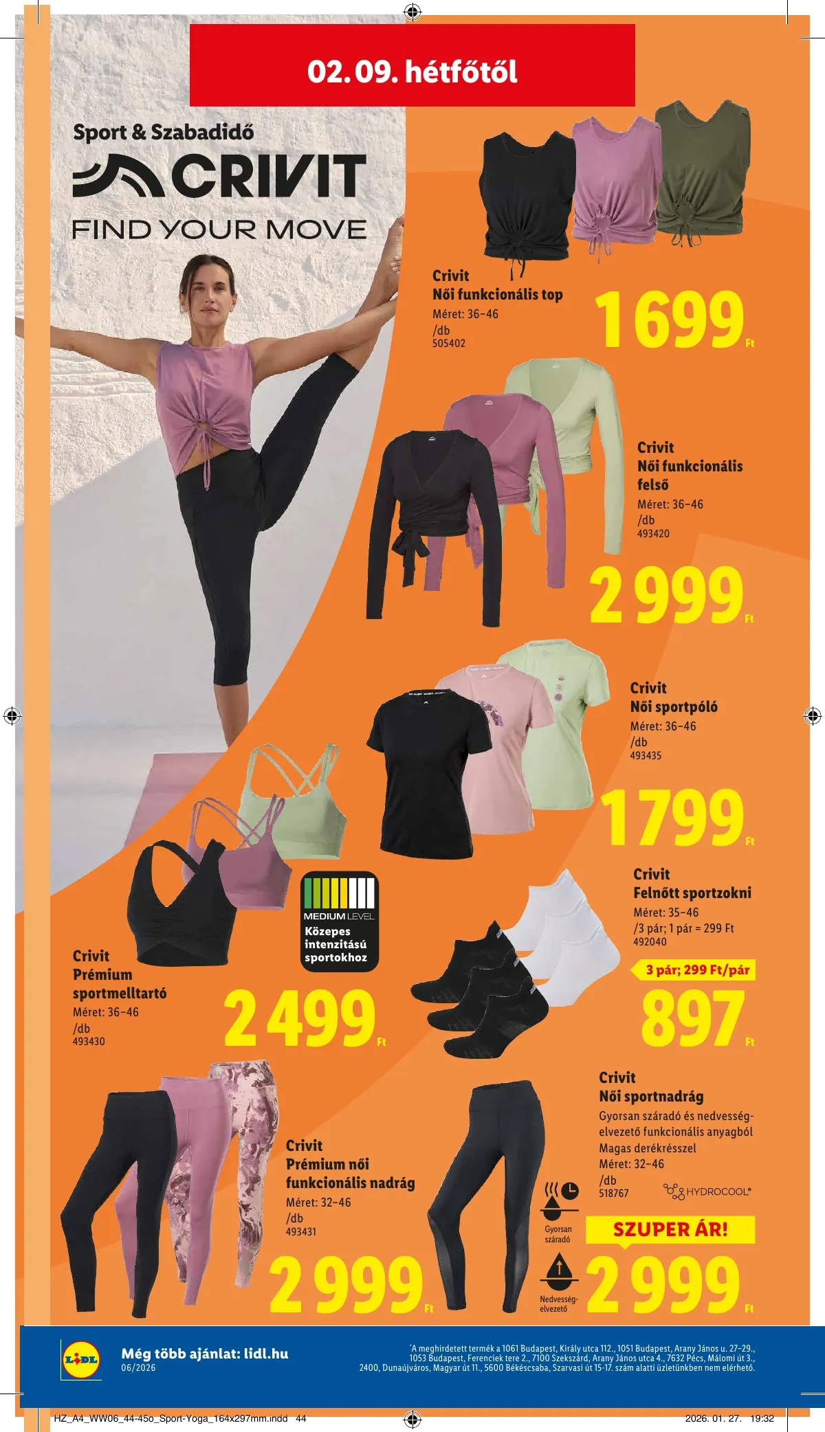 Lidl akciós újság Nonfood 02.05–02.05 – 22. oldal