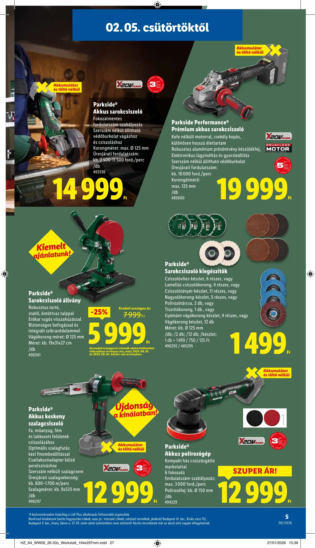 Lidl akciós újság Nonfood 02.05–02.05 – 5. oldal