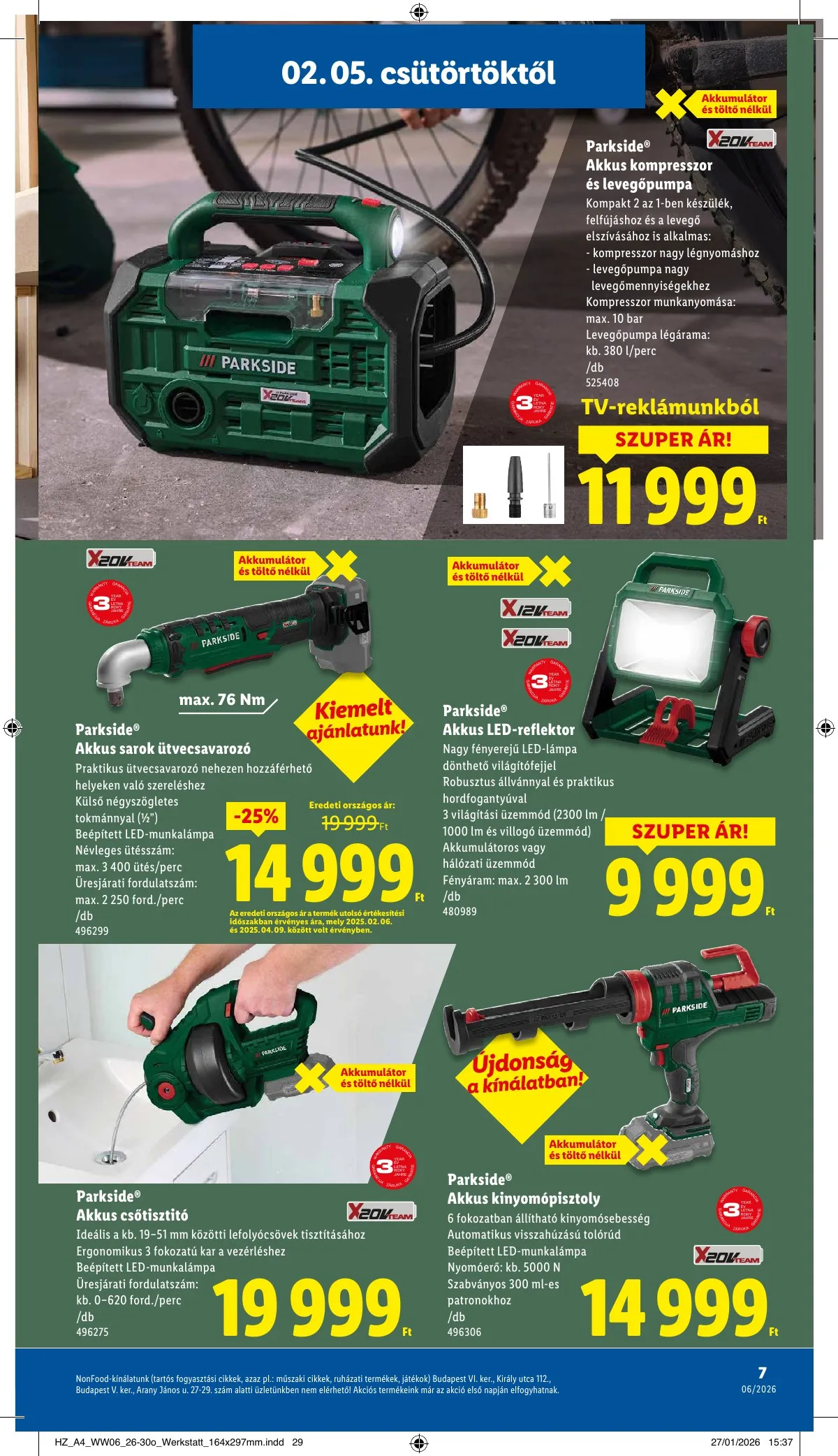 Lidl akciós újság Nonfood 02.05–02.05 – 7. oldal