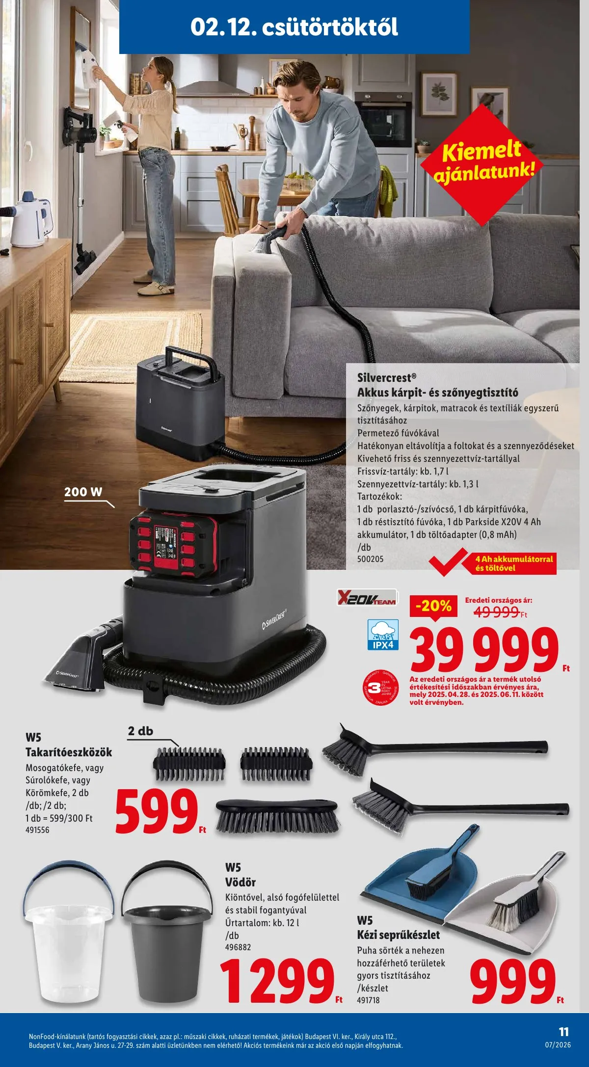 Lidl akciós újság Nonfood 02.12–02.12 – 11. oldal
