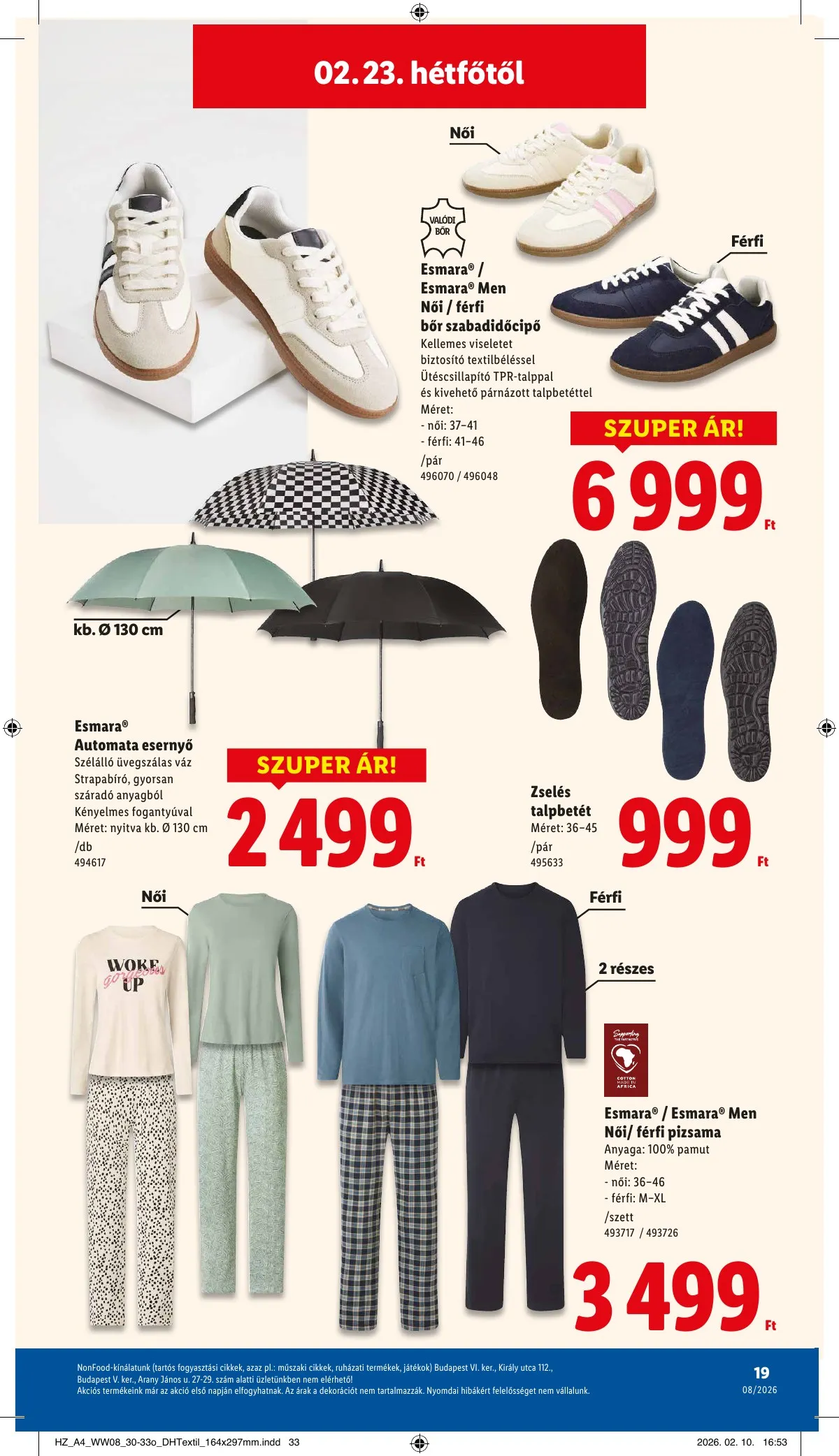 Lidl akciós újság Nonfood 02.19–02.19 – 19. oldal