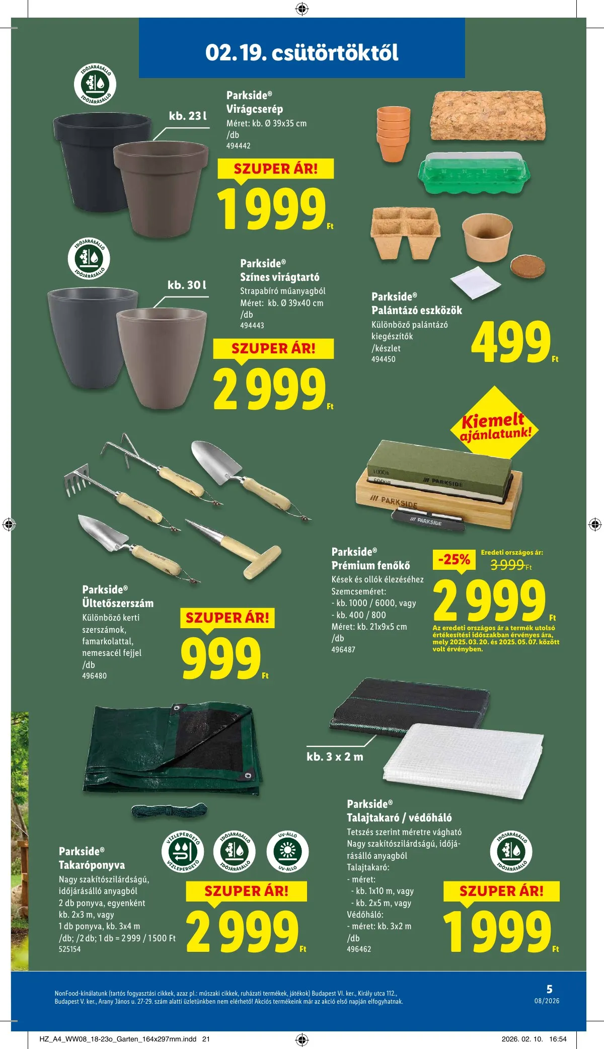 Lidl akciós újság Nonfood 02.19–02.19 – 5. oldal
