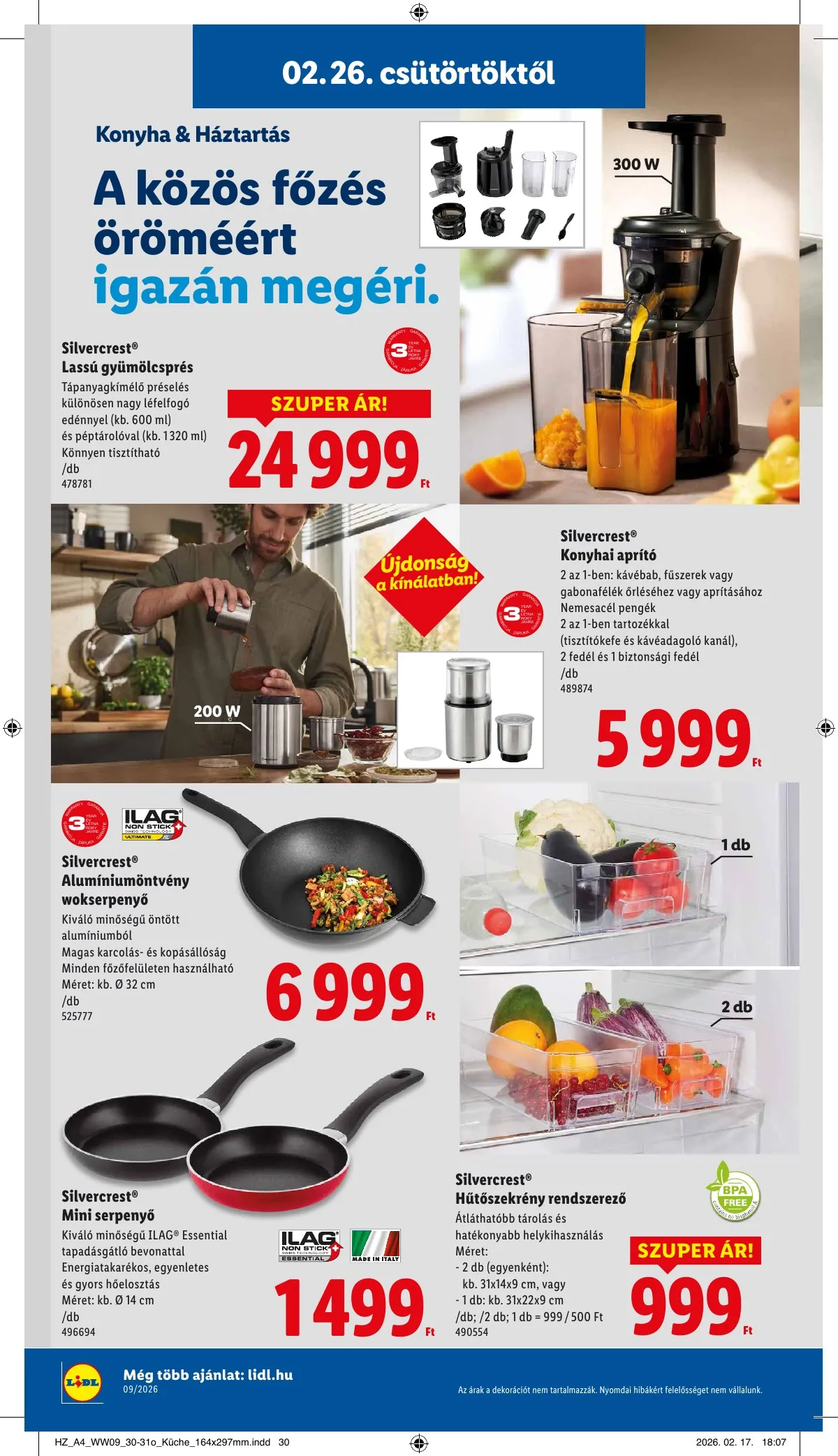 Lidl akciós újság Nonfood 02.26–02.26 – 10. oldal
