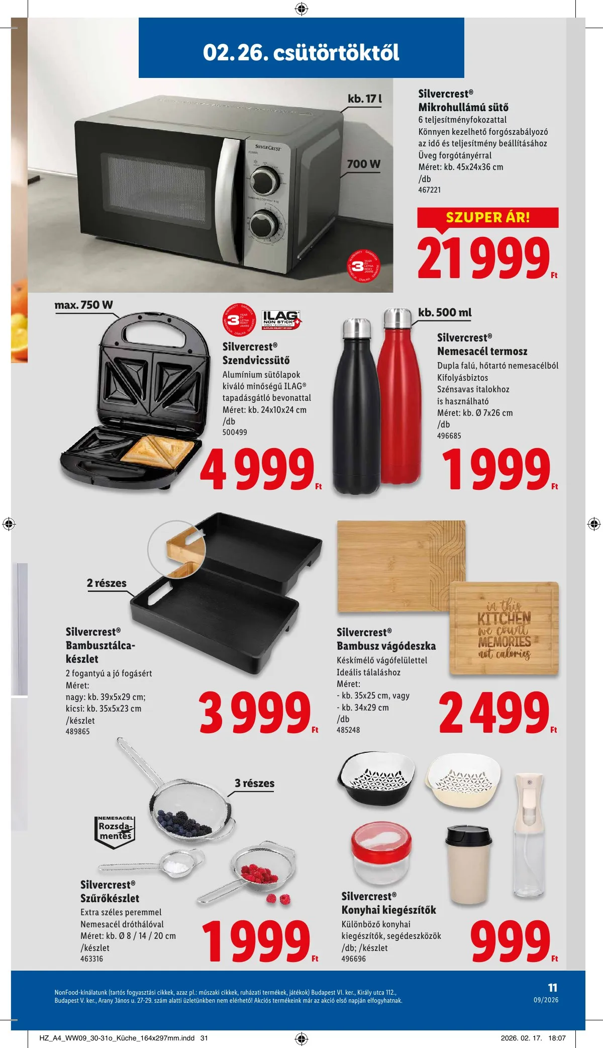 Lidl akciós újság Nonfood 02.26–02.26 – 11. oldal