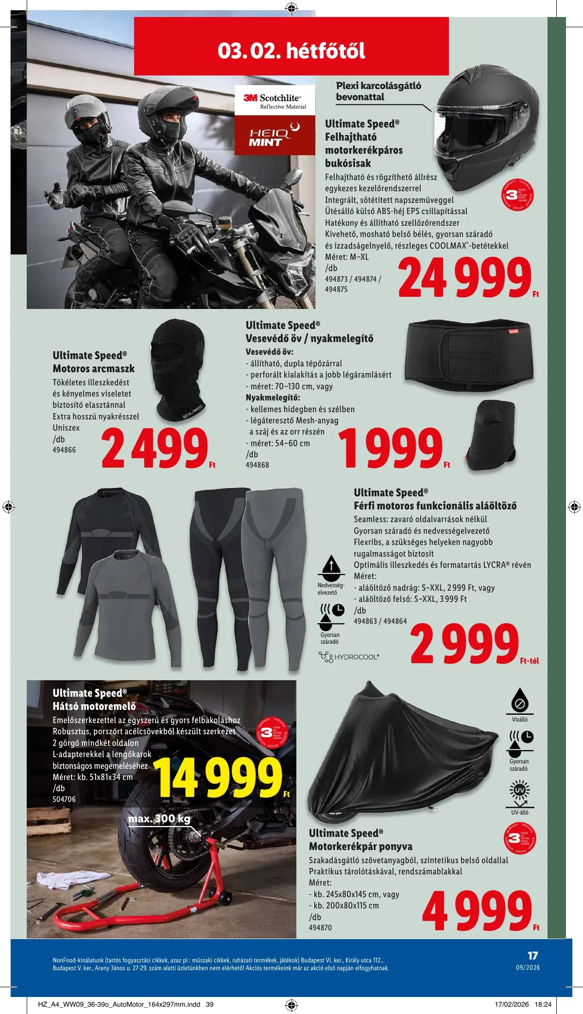 Lidl akciós újság Nonfood 02.26–02.26 – 17. oldal