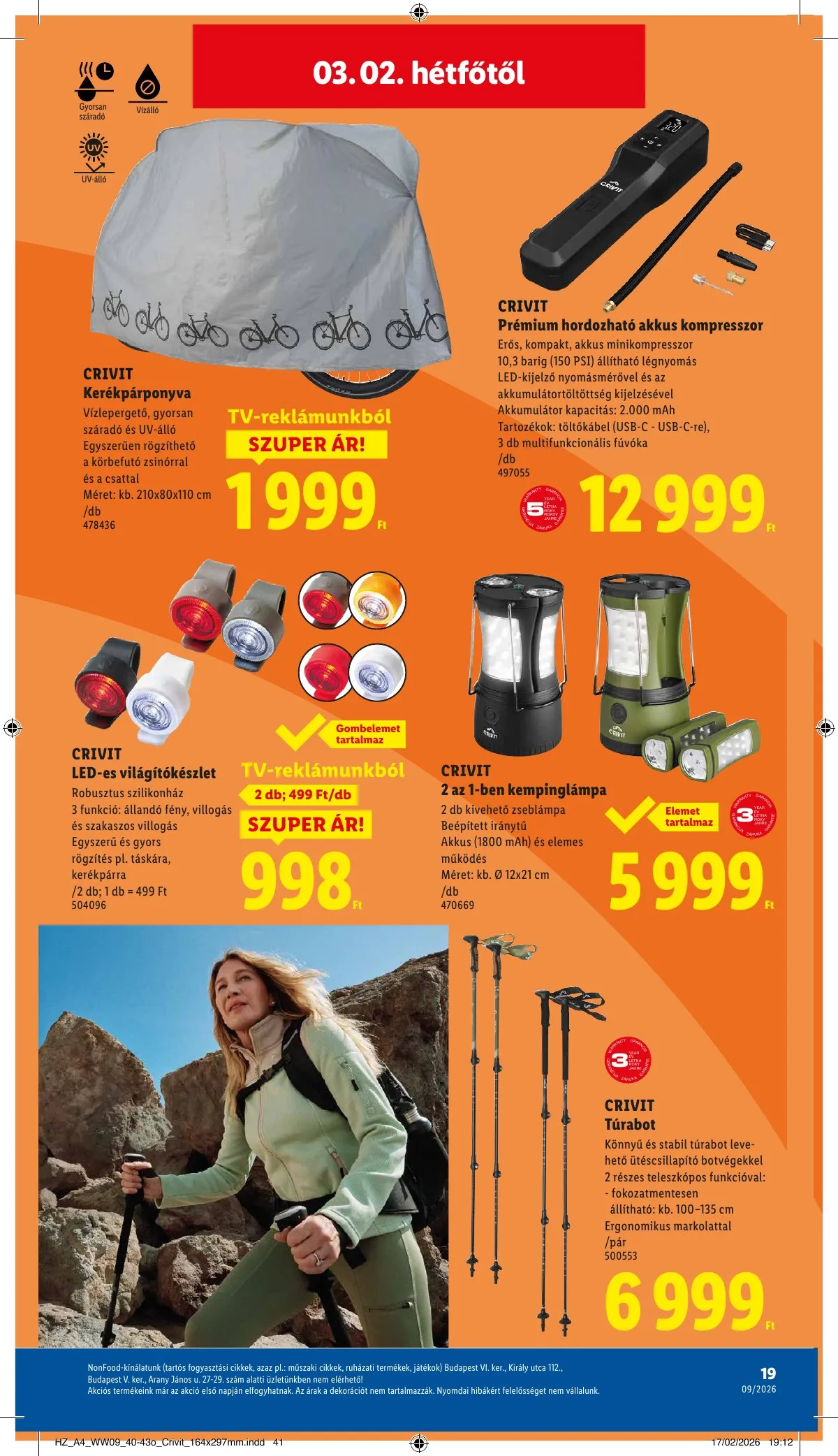 Lidl akciós újság Nonfood 02.26–02.26 – 19. oldal