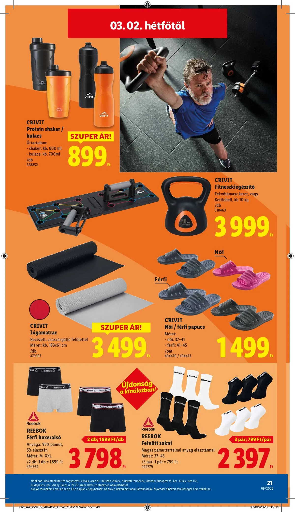 Lidl akciós újság Nonfood 02.26–02.26 – 21. oldal