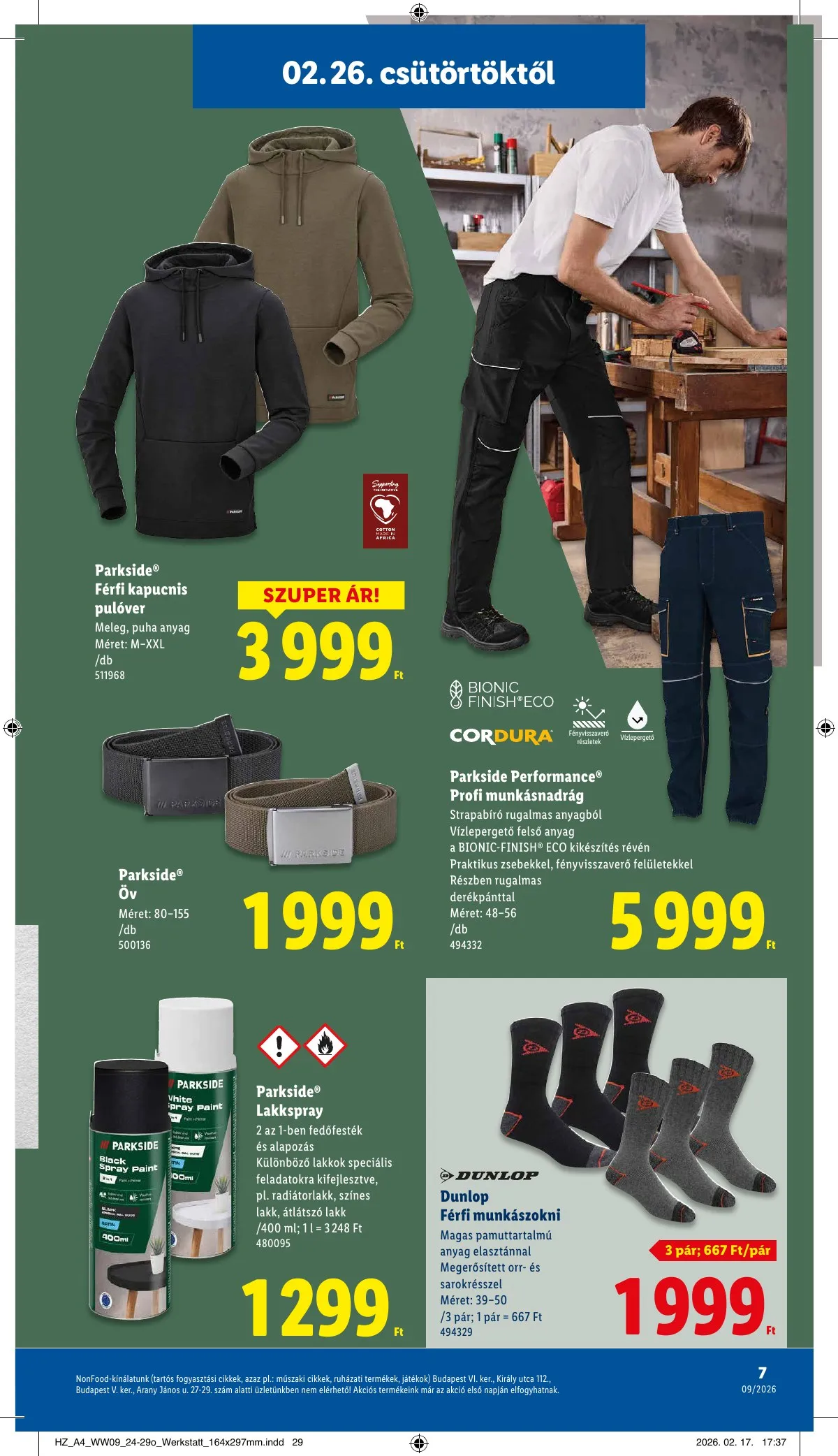 Lidl akciós újság Nonfood 02.26–02.26 – 7. oldal