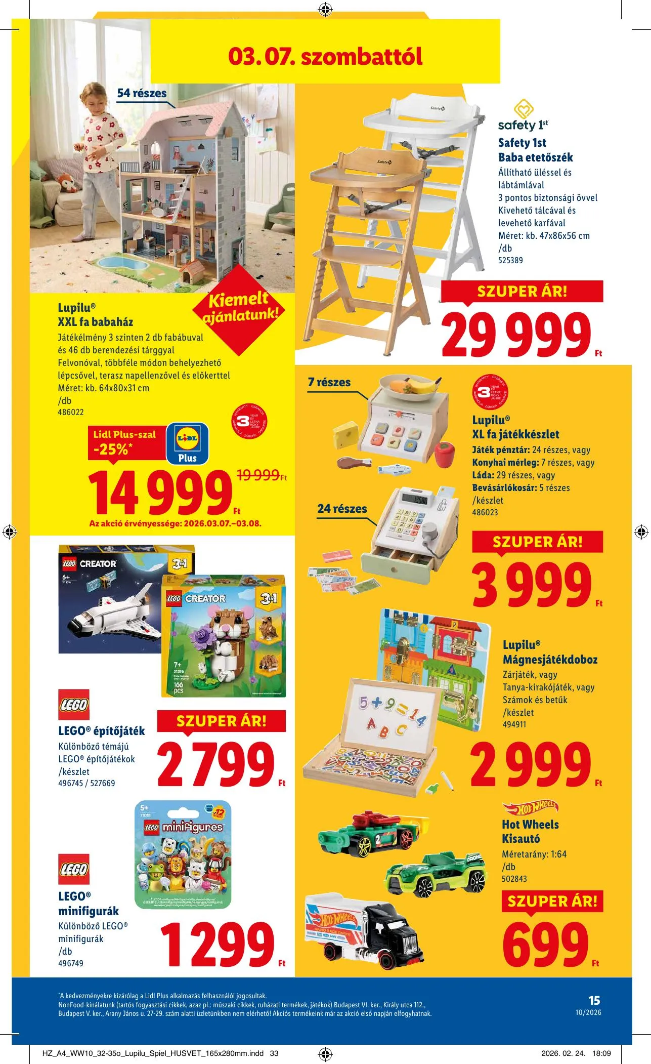 Lidl akciós újság Nonfood 03.05–03.05 – 15. oldal