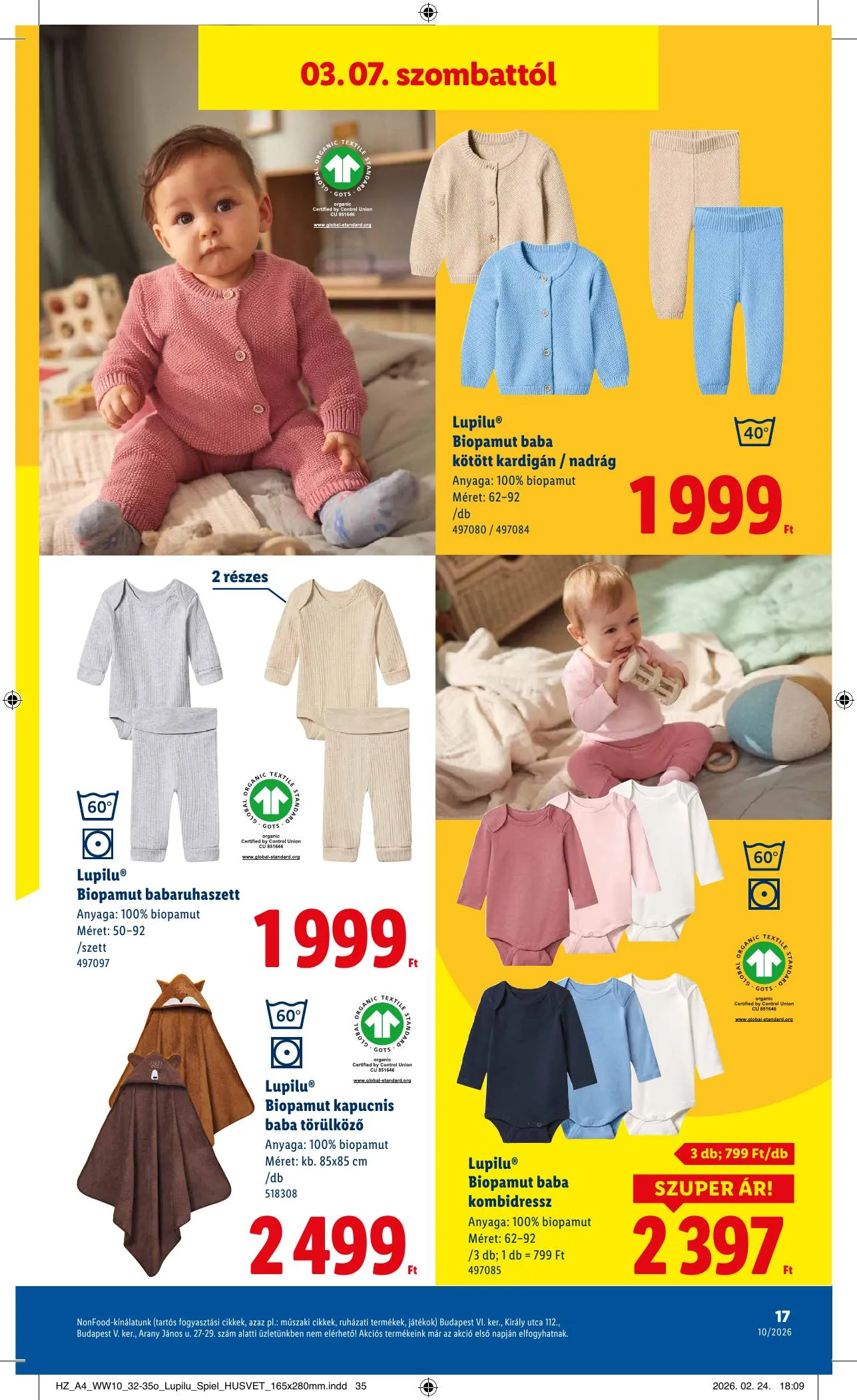 Lidl akciós újság Nonfood 03.05–03.05 – 17. oldal