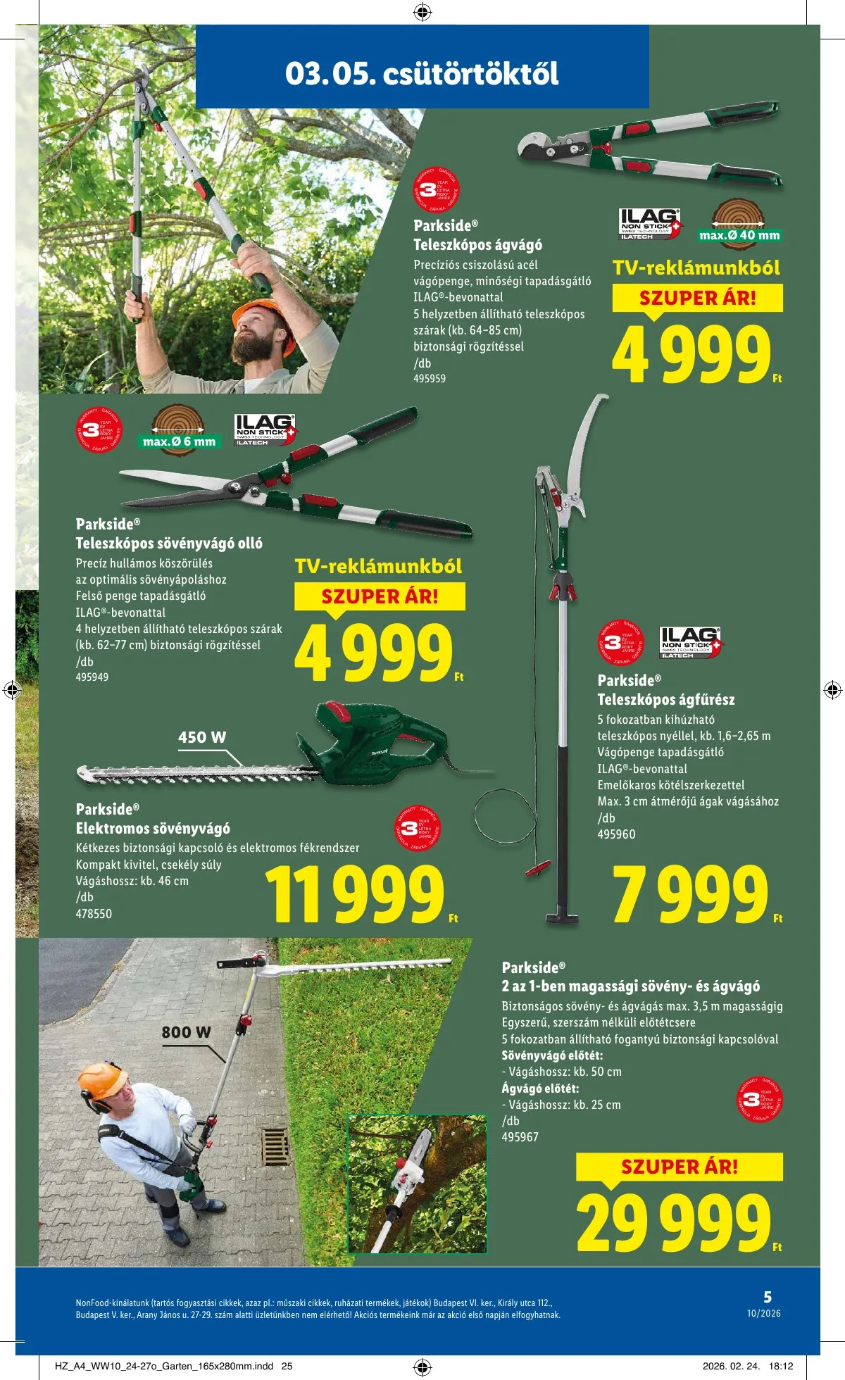 Lidl akciós újság Nonfood 03.05–03.05 – 5. oldal