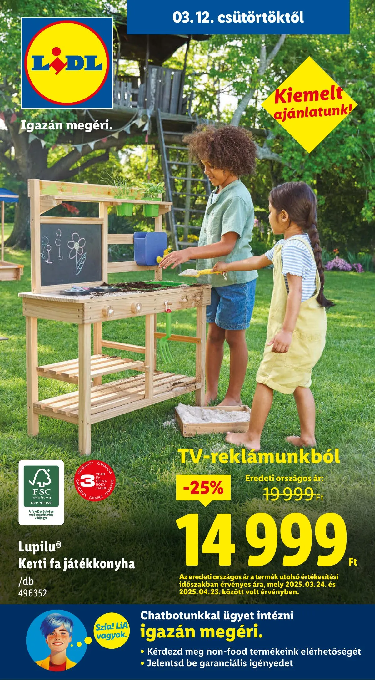 Lidl akciós újság Nonfood 03.12–03.12