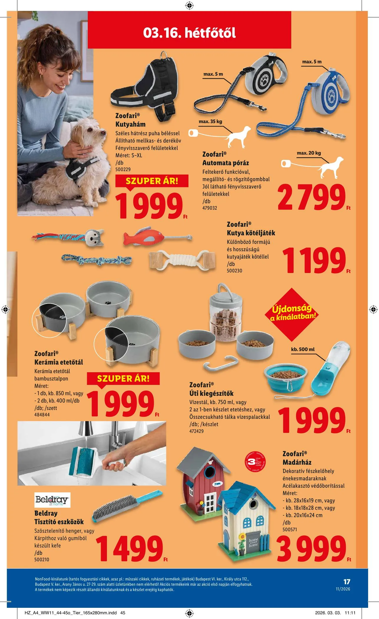 Lidl akciós újság Nonfood 03.12–03.12 – 17. oldal