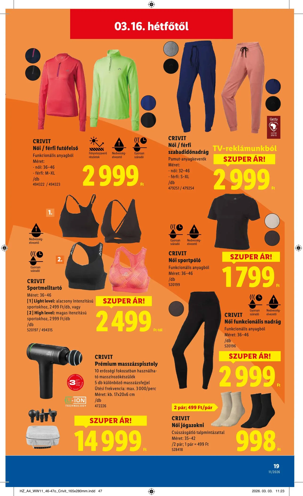 Lidl akciós újság Nonfood 03.12–03.12 – 19. oldal