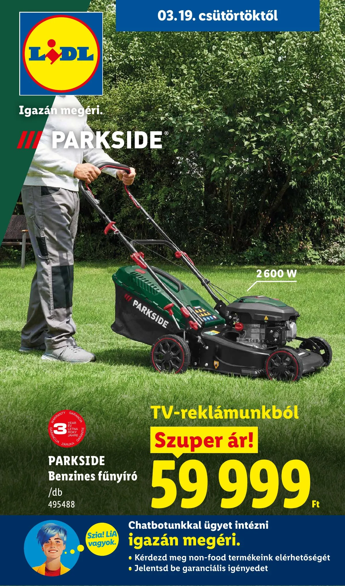 Lidl akciós újság Nonfood 03.19–03.25