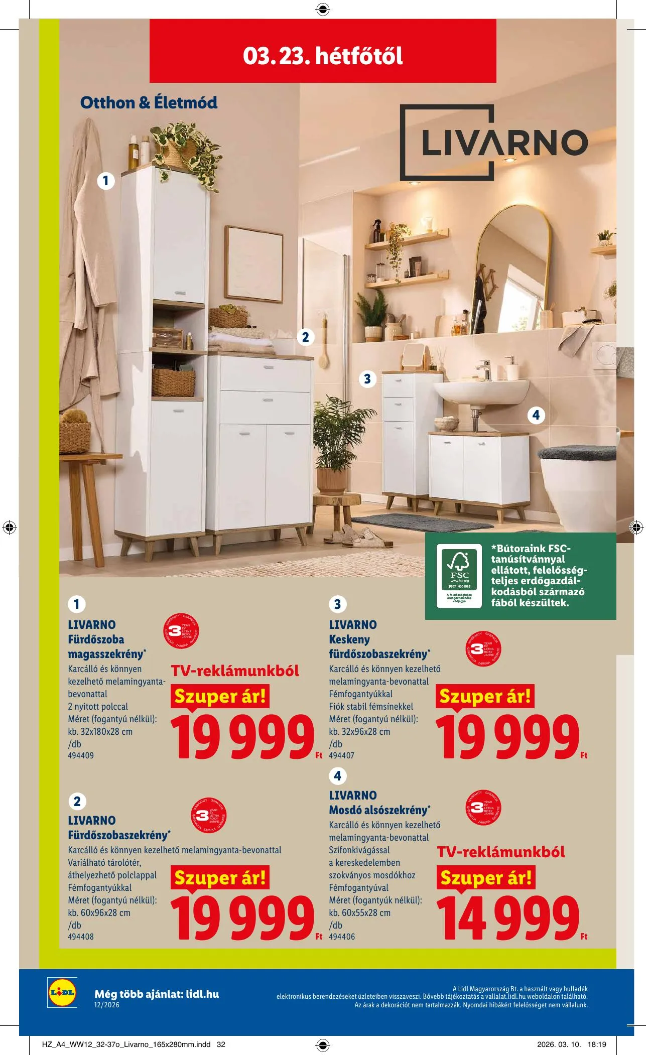 Lidl akciós újság Nonfood 03.19–03.25 – 14. oldal