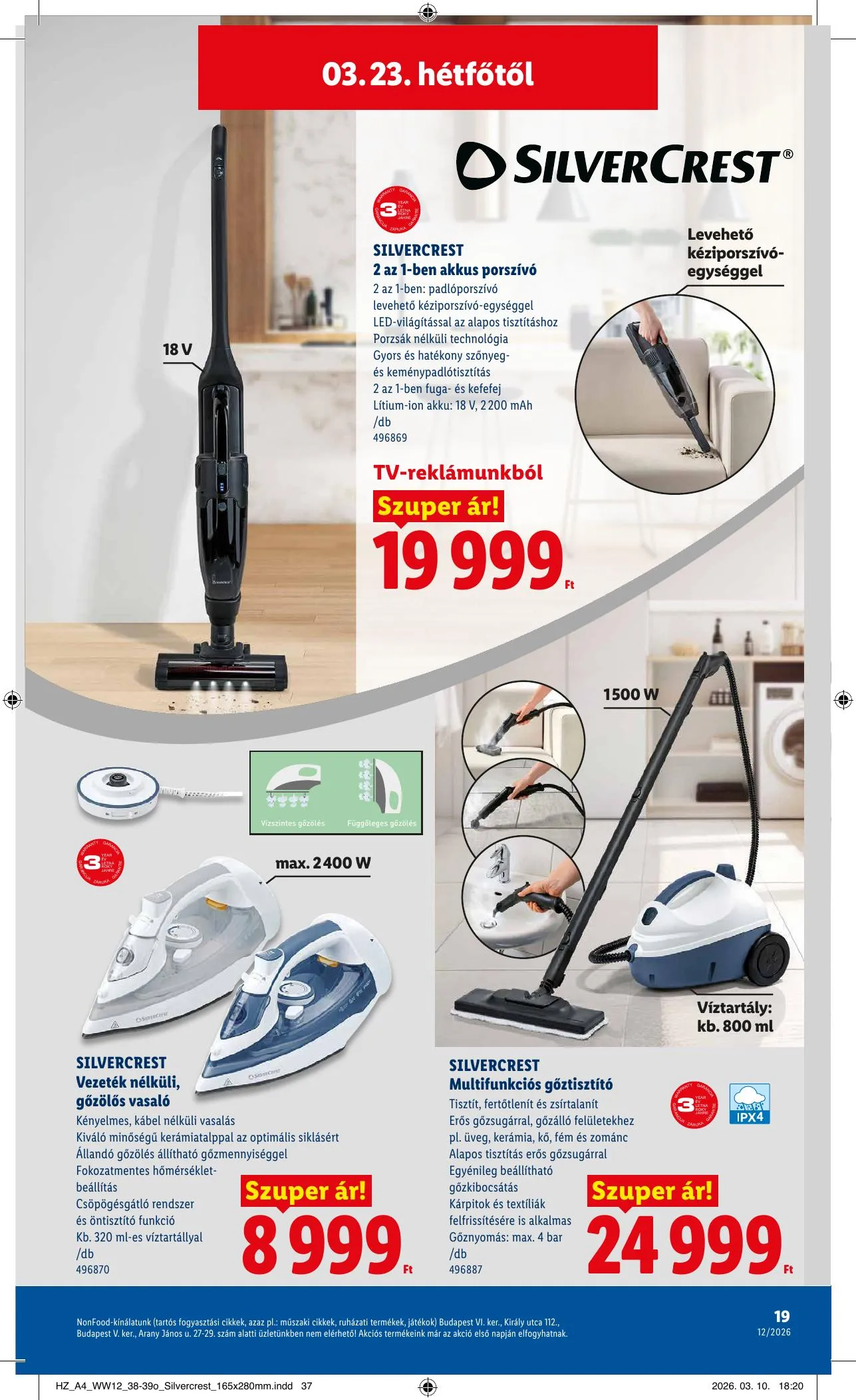 Lidl akciós újság Nonfood 03.19–03.25 – 19. oldal