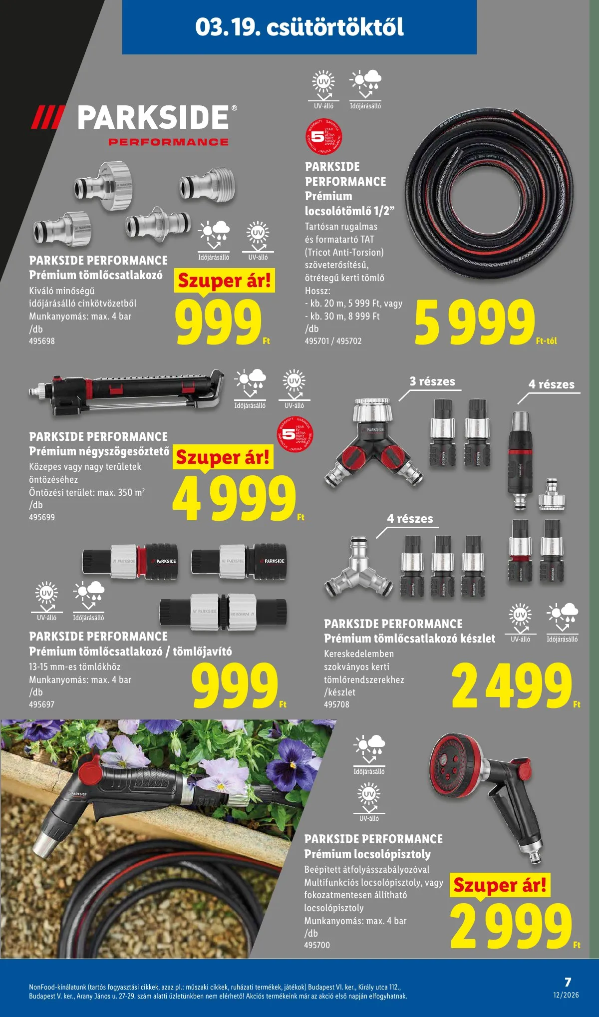 Lidl akciós újság Nonfood 03.19–03.25 – 7. oldal