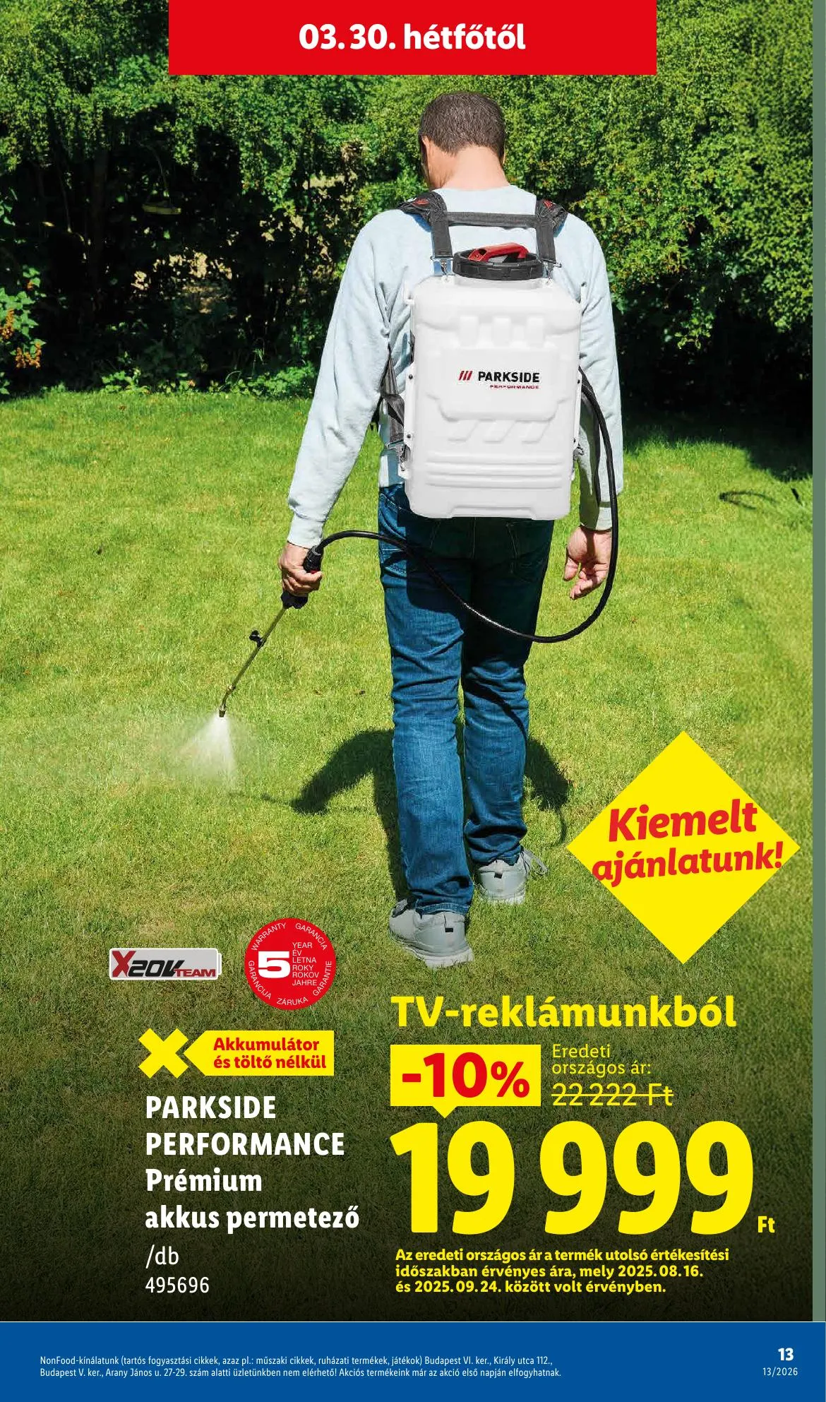 Lidl akciós újság Nonfood 03.26–03.26 – 13. oldal