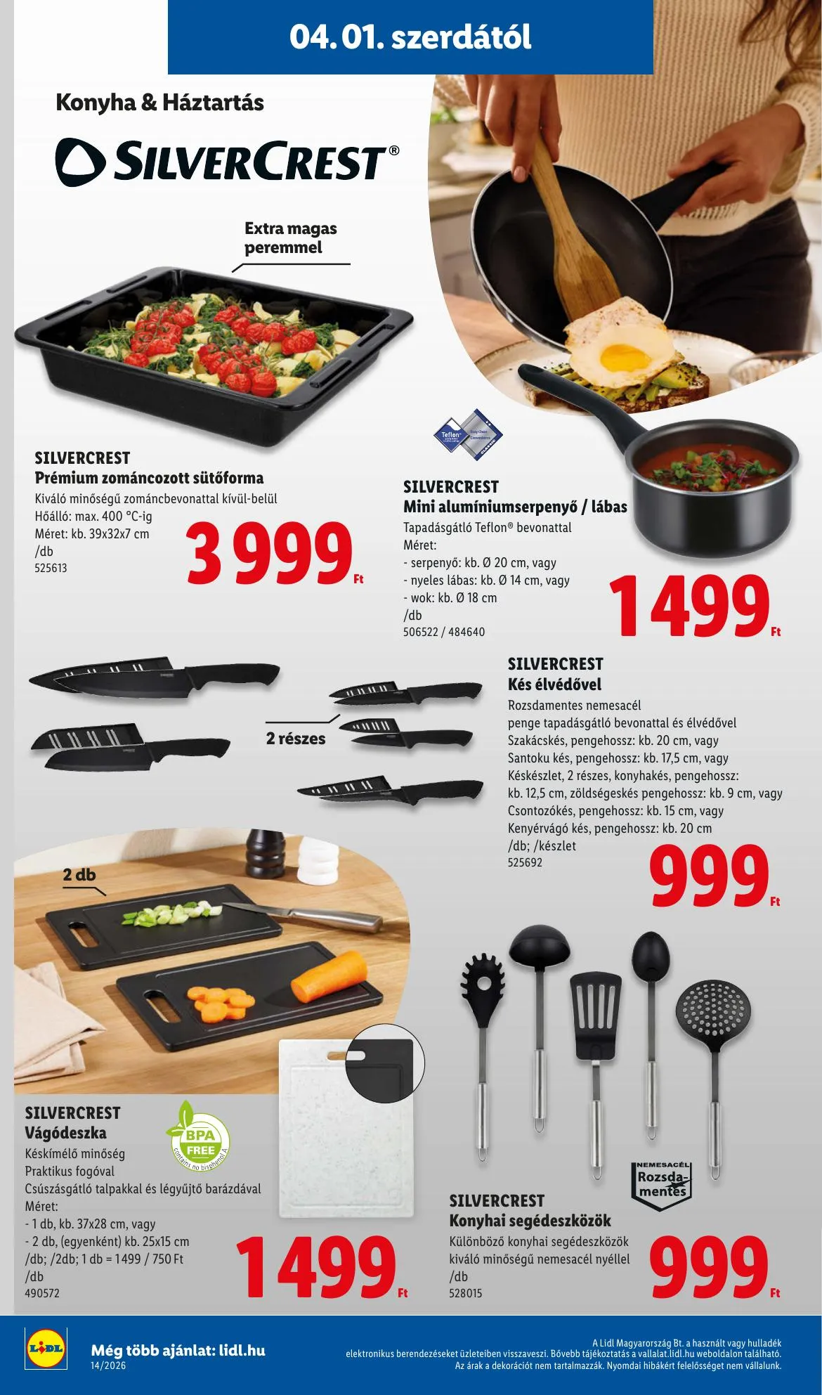Lidl akciós újság Nonfood 04.01–04.01 – 6. oldal