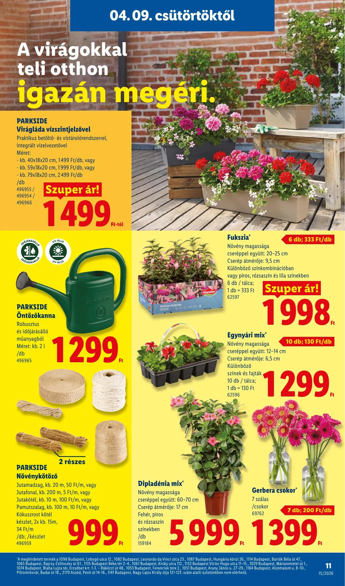 Lidl akciós újság Nonfood 04.09–04.09 – 11. oldal