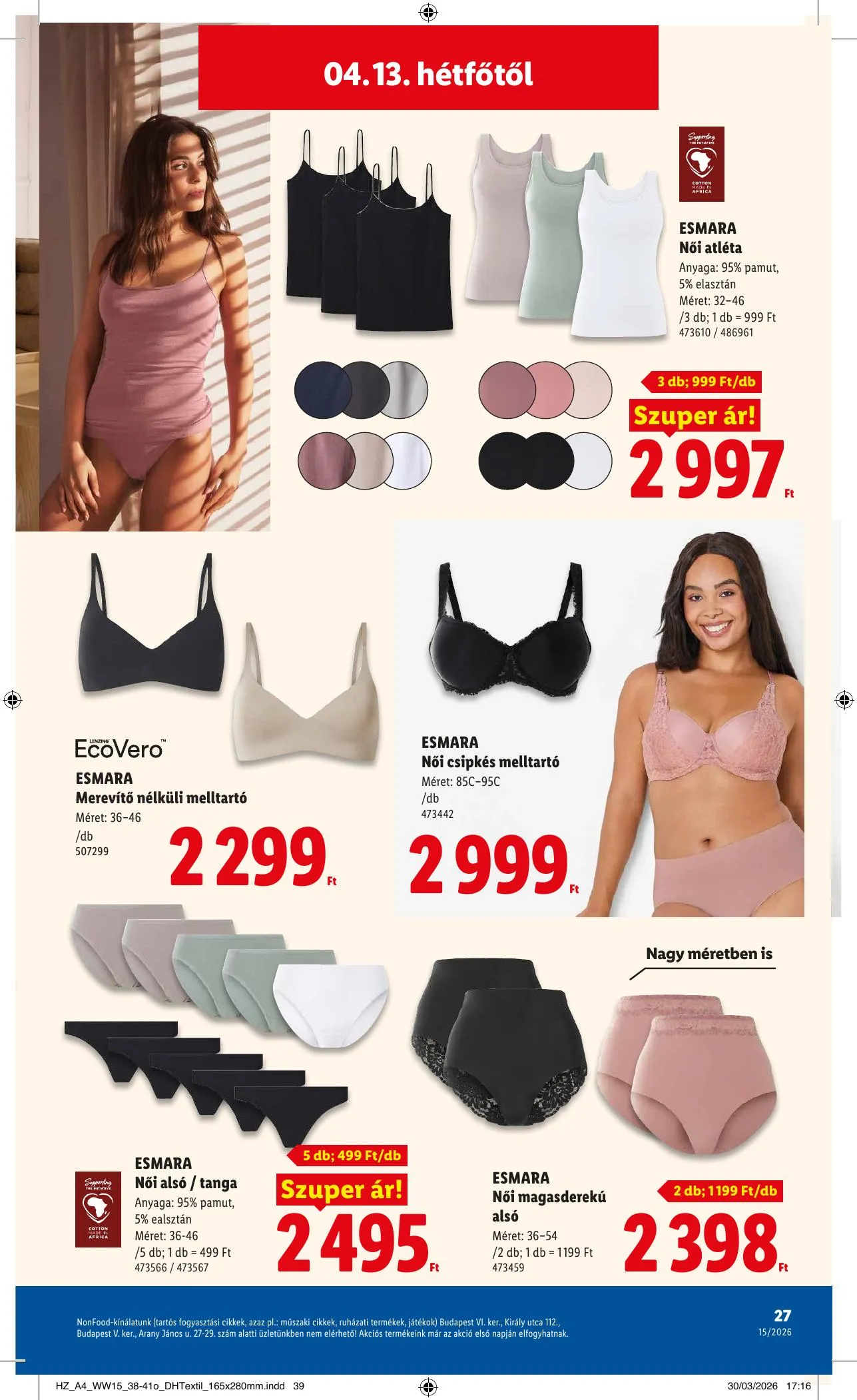 Lidl akciós újság Nonfood 04.09–04.09 – 27. oldal