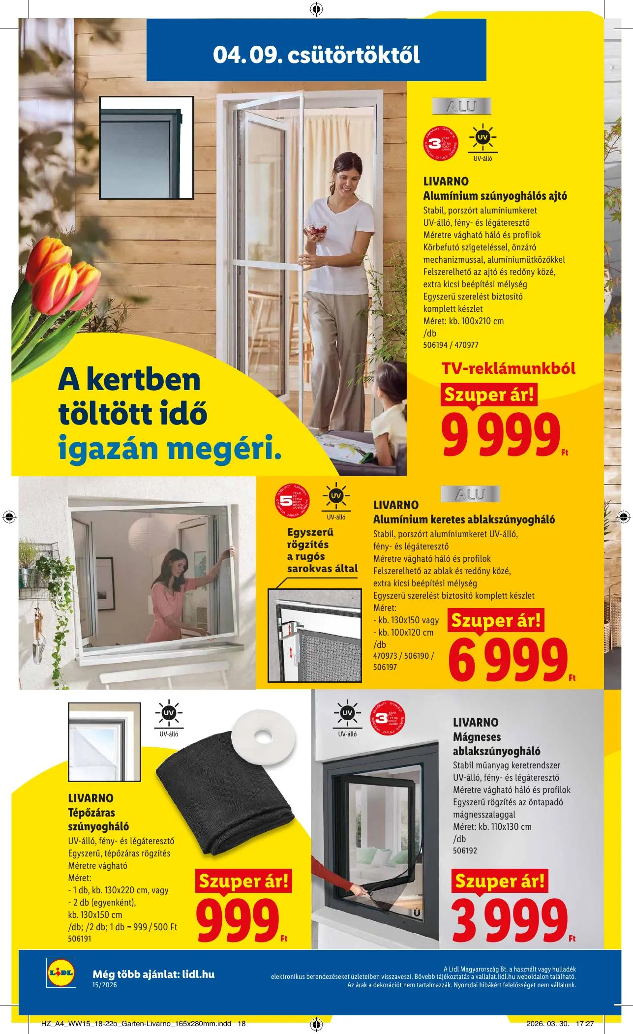 Lidl akciós újság Nonfood 04.09–04.09 – 6. oldal