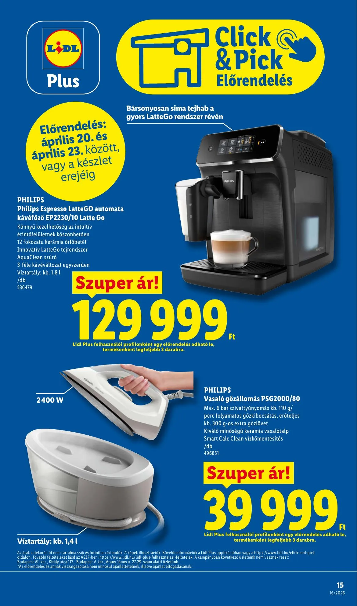 Lidl akciós újság Nonfood 04.16–04.16 – 15. oldal