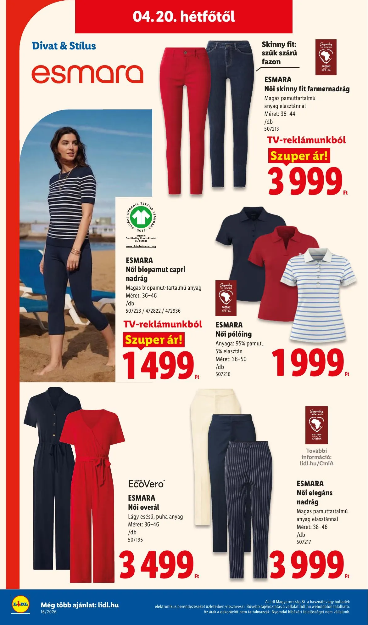 Lidl akciós újság Nonfood 04.16–04.16 – 16. oldal